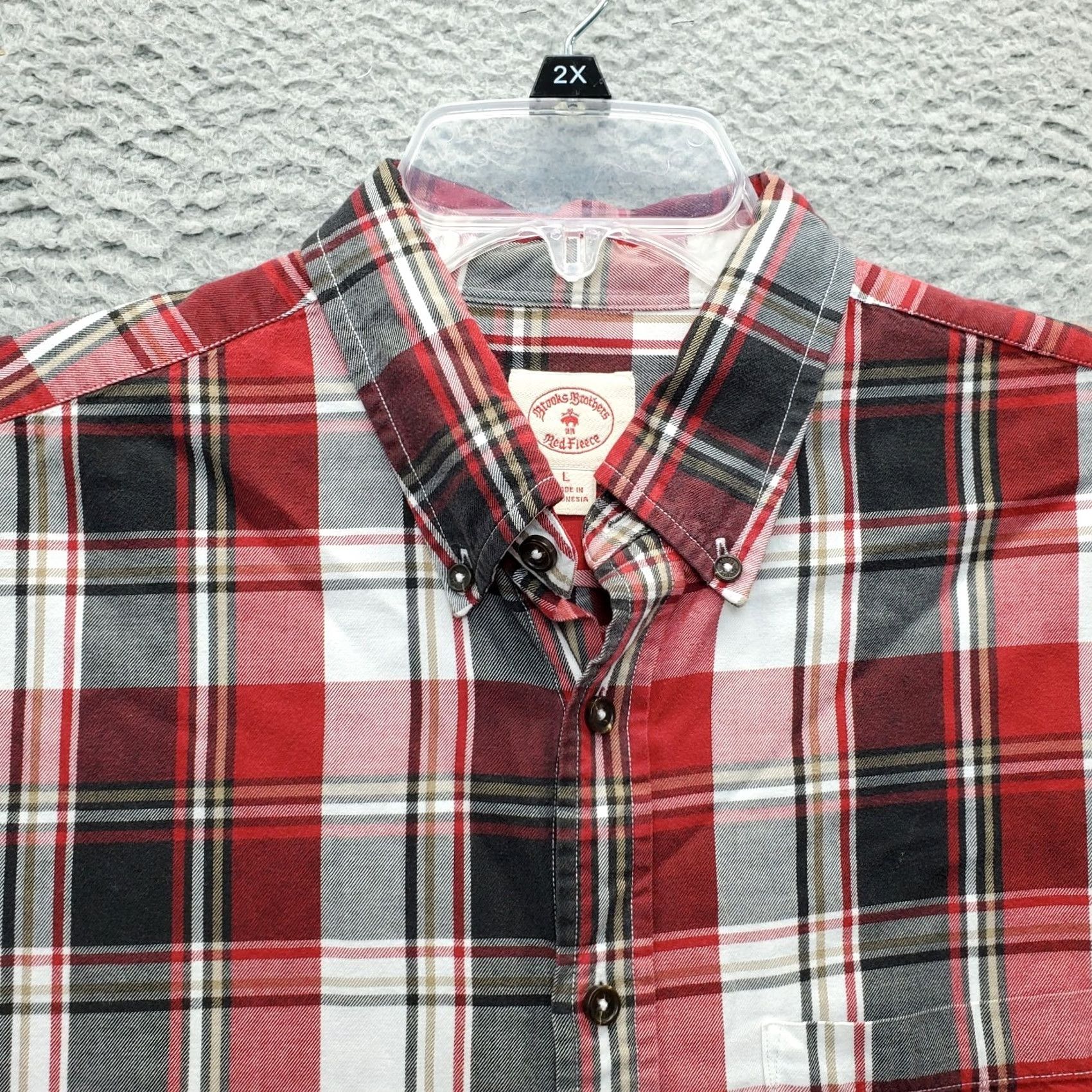 Brooks Brothers Brooks Brothers Button-Down Shirt Men L Multicolor Plaid Flannel Long Sleeve Collared Size US L / EU 52-54 / 3 - 4 Thumbnail