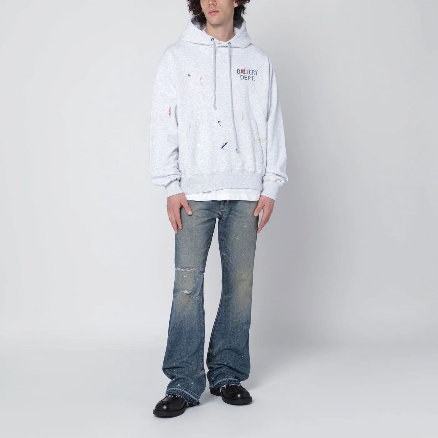 Gallery Dept. o1d2blof0426 Jeans With Rips in Blue Size US 34 / EU 50 - 2 Thumbnail