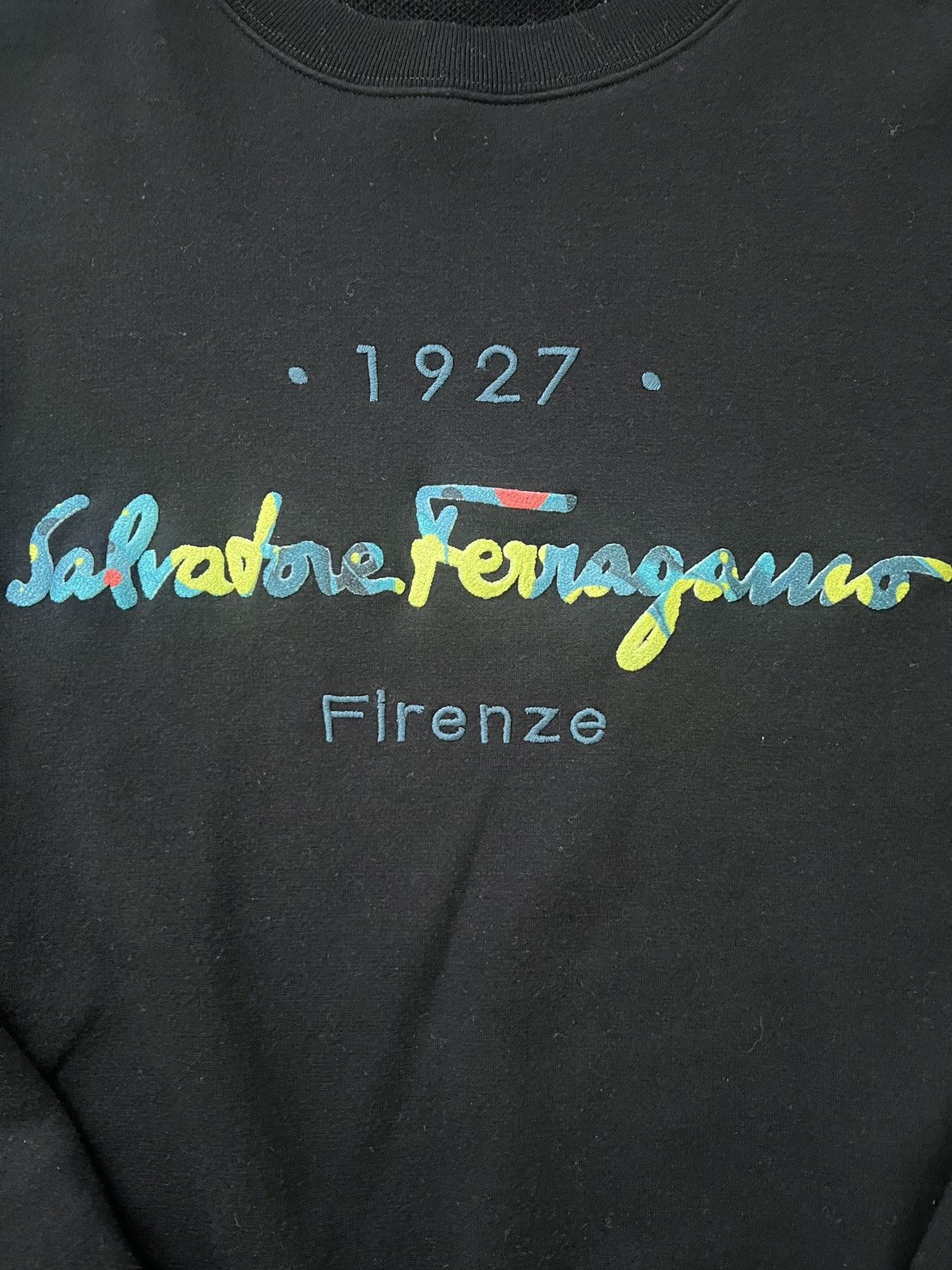 Salvatore Ferragamo Salvatore Ferragamo Crew Neck Size US M / EU 48-50 / 2 - 2 Thumbnail