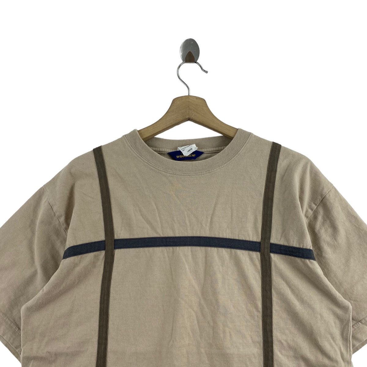 Vintage Vintage WOOLRICH USA Big Check Box Beige Oversize Shirt Size US L / EU 52-54 / 3 - 2 Thumbnail
