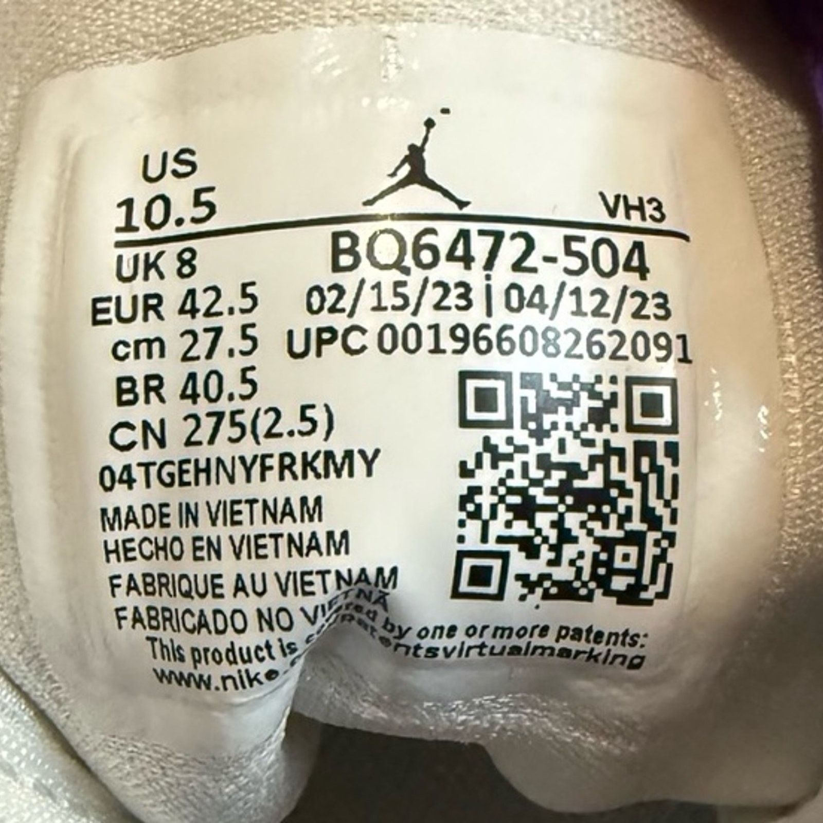 Jordan Brand Jordan 1 Mid Action Grape Light Purple Size US 9 / EU 42 - 9 Thumbnail