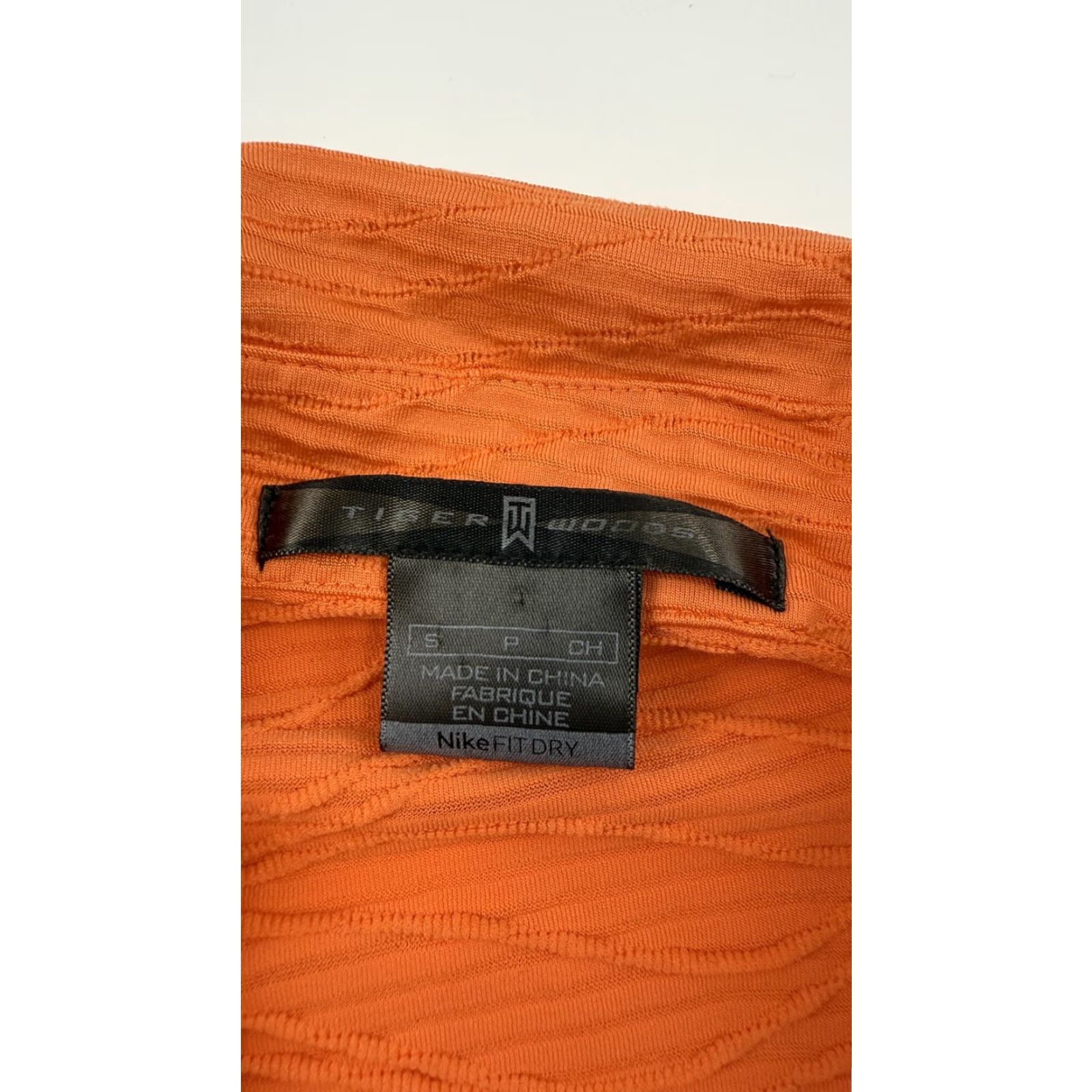 Nike Nike Tiger Woods Golf Polo Shirt Men Small Orange Breathable Moisture Wicking Dry Summer Size US S / EU 44-46 / 1 - 4 Thumbnail