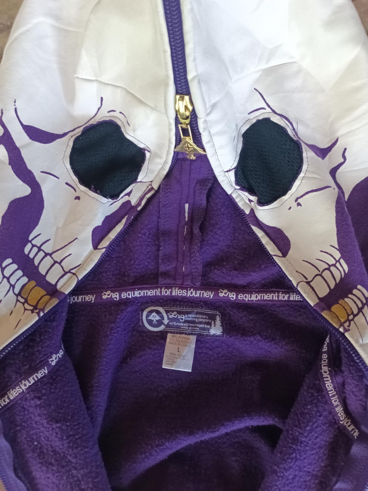LRG LRG Dead Serious Hoodie Jacket Size US L / EU 52-54 / 3 - 5 Thumbnail