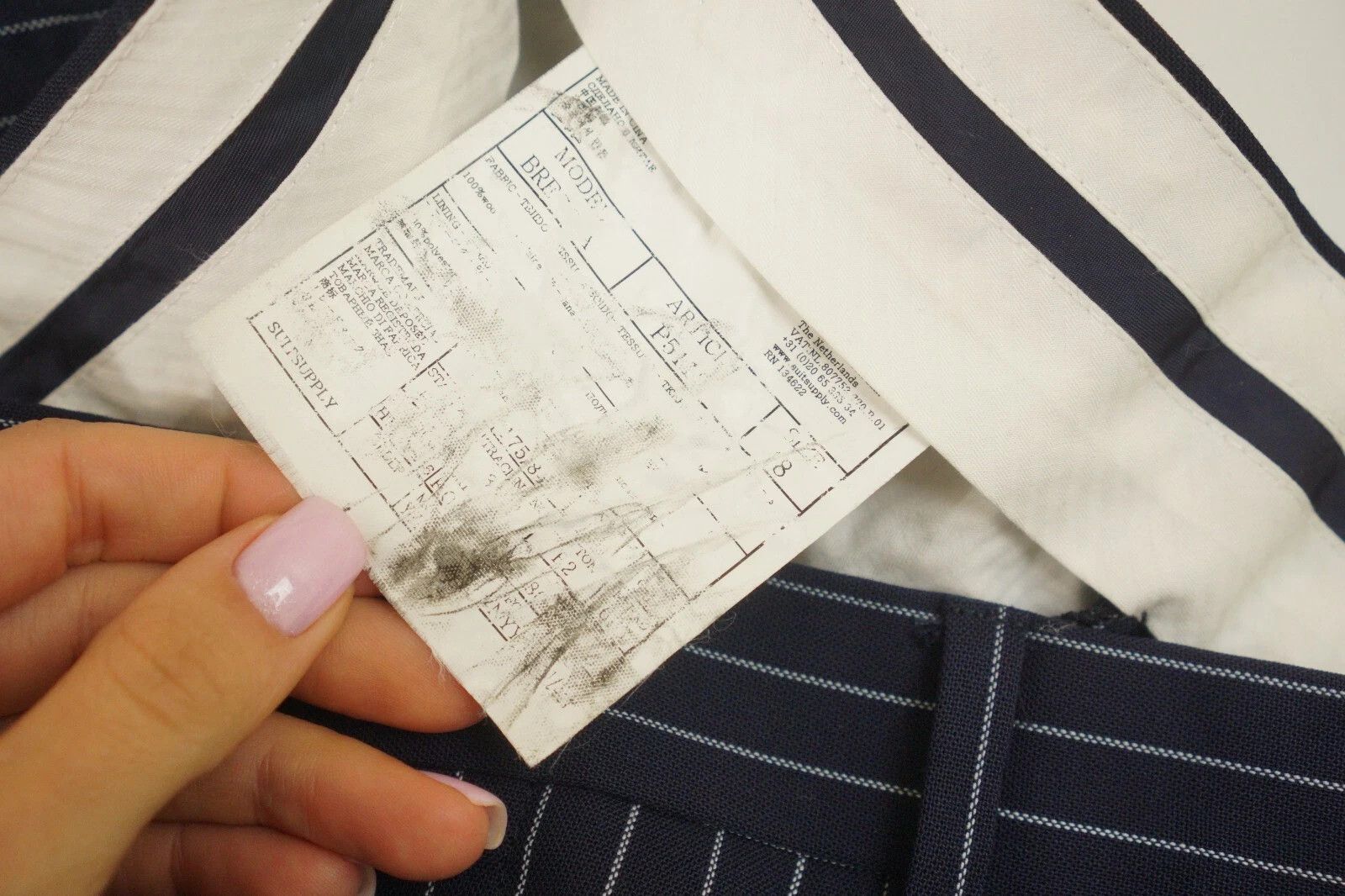 Suitsupply Men Suitsupply Suit Traveller Havana Patch Pinstriped US38 Size 38R - 10 Thumbnail