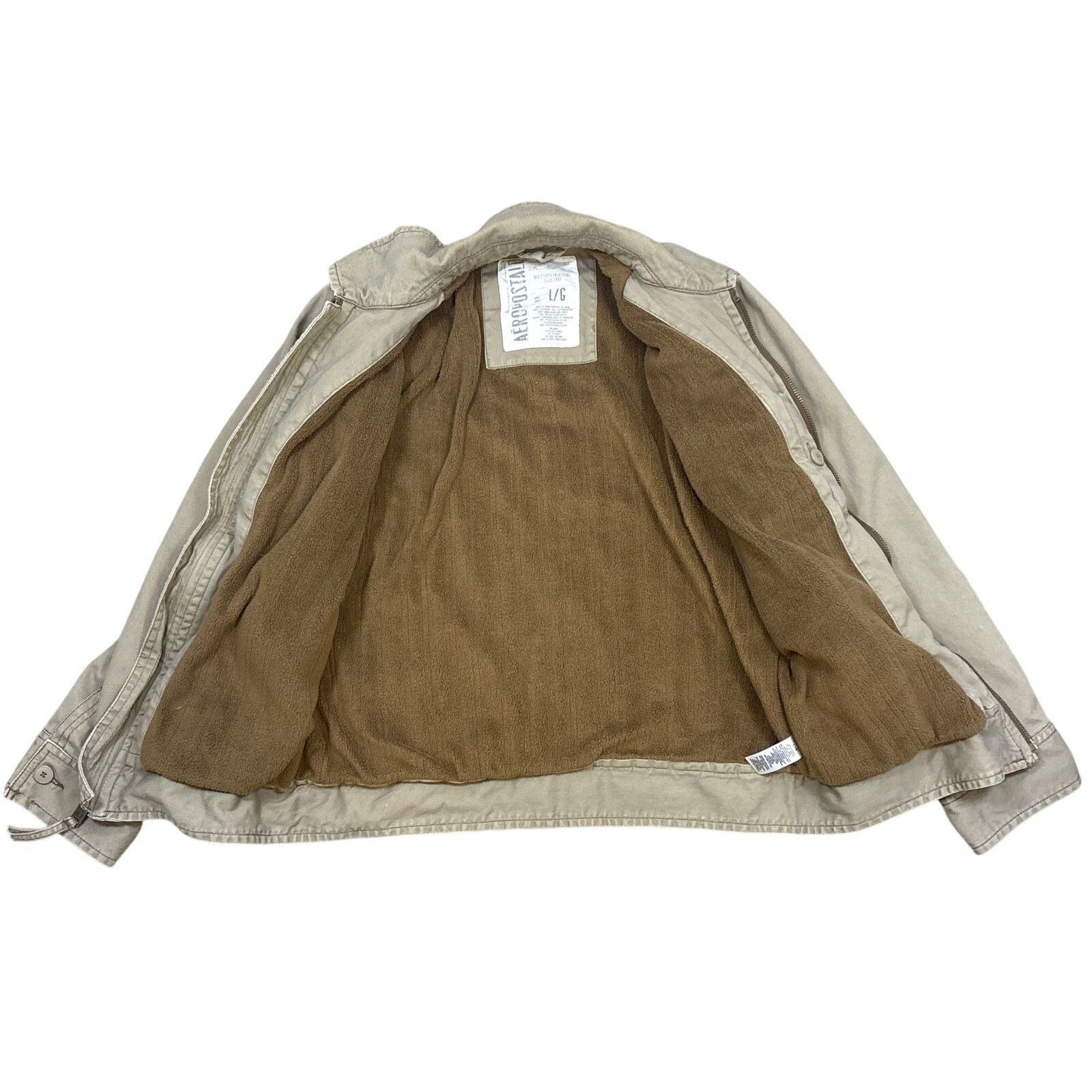 Aeropostale Aeropostale workwear utility chore jacket Large sandstone Size US L / EU 52-54 / 3 - 3 Thumbnail