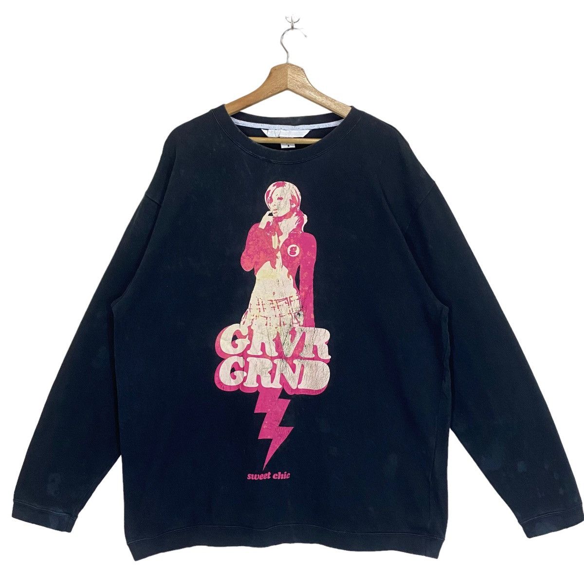 Japanese Brand GROOVER GRAND INSPIRED HYSTERIC GLAMOUR CREWNECK SWEATSHIRT Size US L / EU 52-54 / 3 - 1 Thumbnail