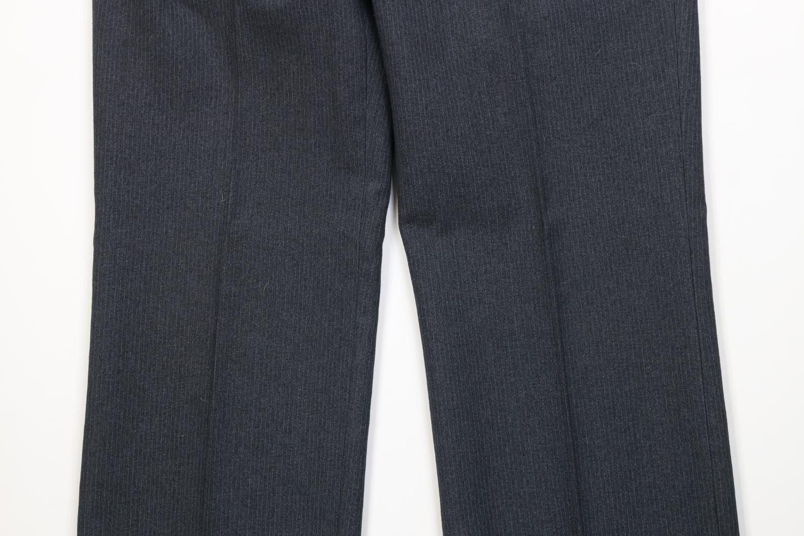 Vintage Vintage 70s Streetwear Knit Flared Wide Leg Chino Pants Gray Size US 30 / EU 46 - 3 Thumbnail