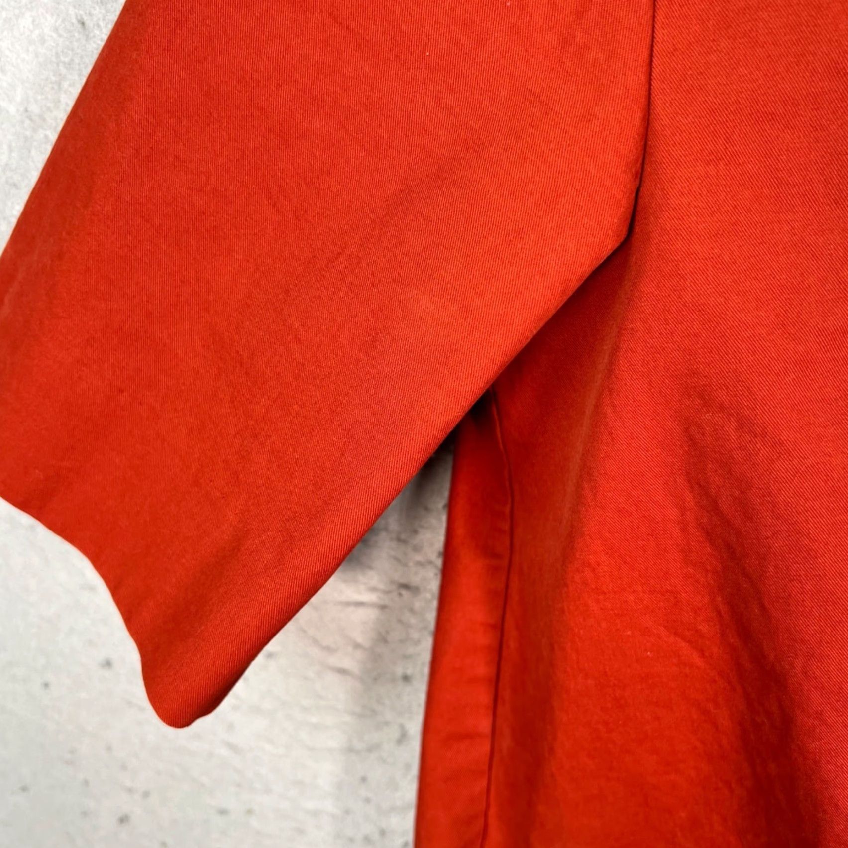 Cos COS Dress Womens 4 Red Short-Sleeve A-Line Back Zip Cotton Blend Knee Length Vintage No N/A Size S / US 4 / IT 40 - 7 Thumbnail