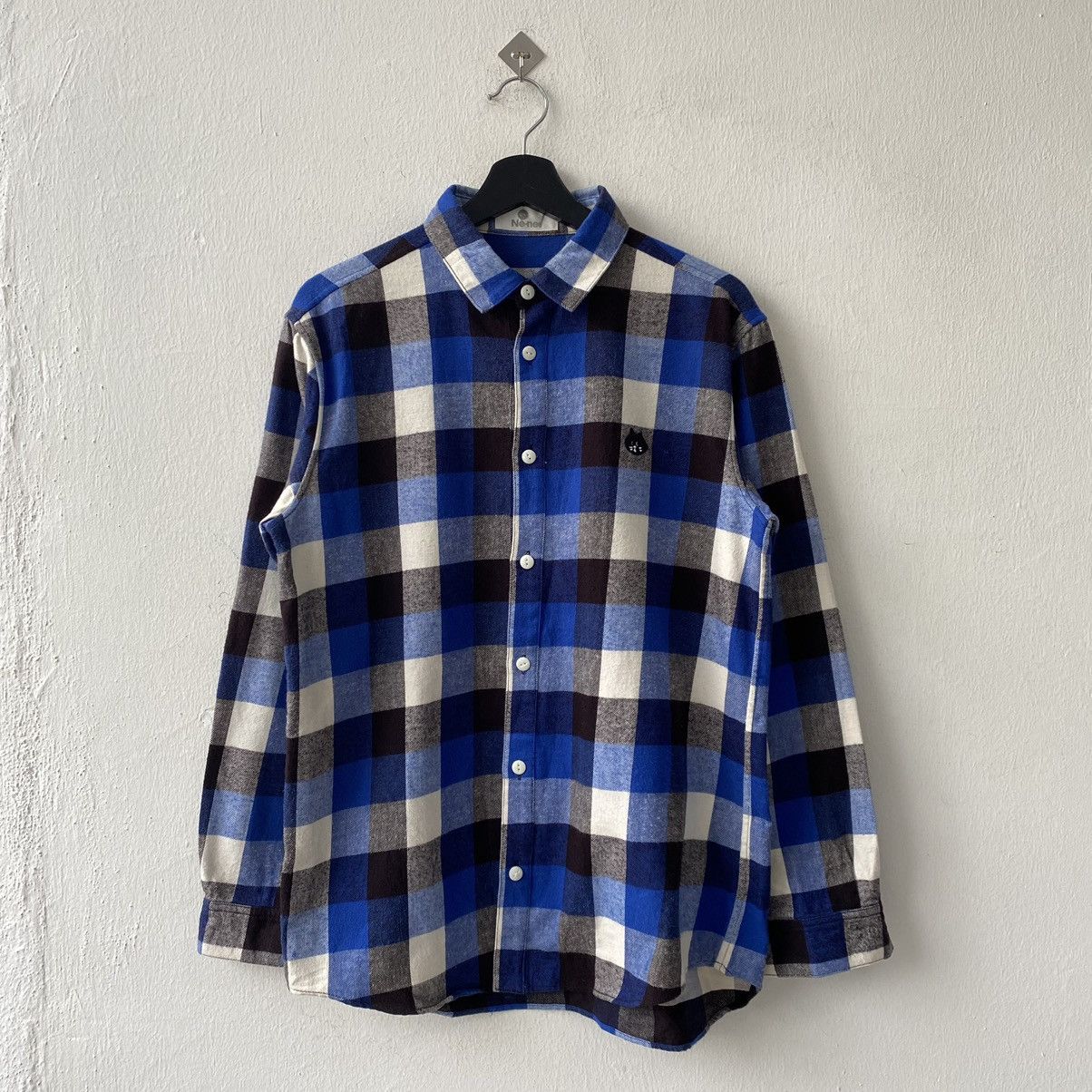Issey Miyake × Japanese Brand × Ne-Net Ne-net by Issey Miyake Flannel Shirts Size US M / EU 48-50 / 2 - 1 Thumbnail