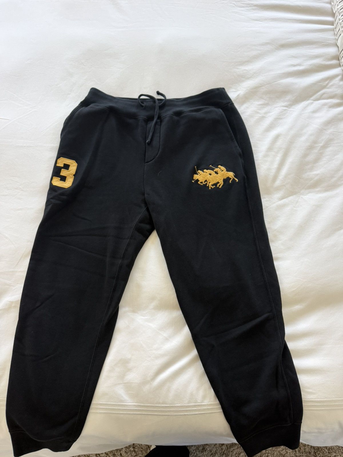 Polo Ralph Lauren - Black & Gold Sweatpants