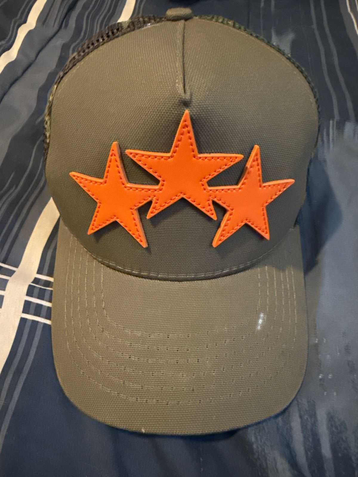 Amiri three star trucker hat | eBay