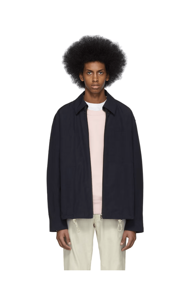 Acne Studios Acne Studios Blue Okir Jacket Size US S / EU 44-46 / 1 - 1 Thumbnail
