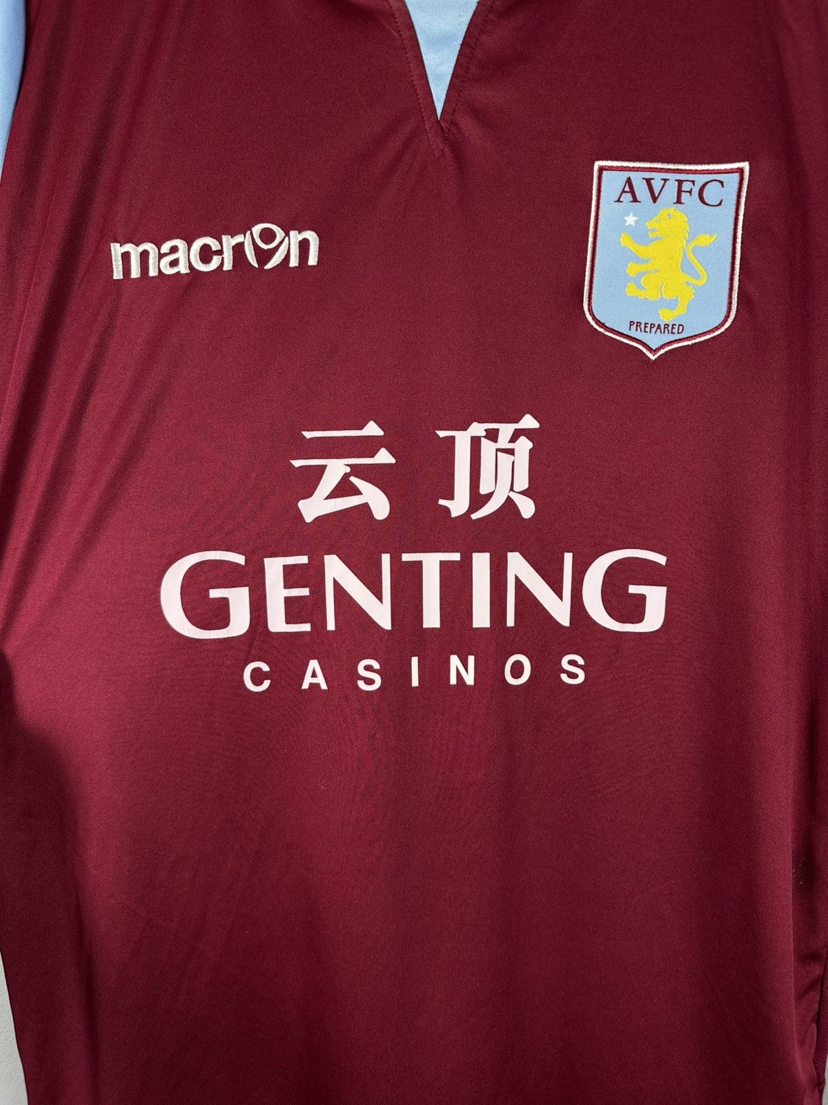 Macron ASTON VILLA 2012 2013 HOME FOOTBALL SHIRT SOCCER JERSEY Size US XL / EU 56 / 4 - 5 Thumbnail
