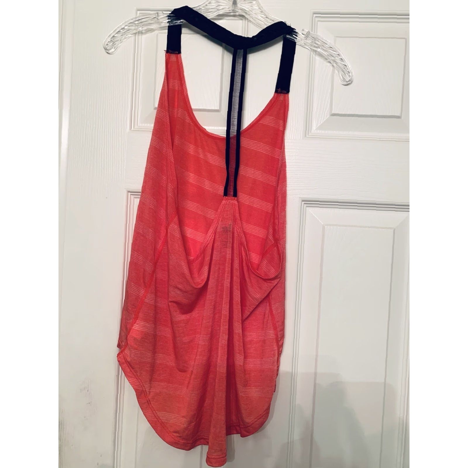 Nike Nike Dri-Fit Tank Striped Elevate Coral 696 726417 Medium Women Shirts & Tops Size ONE SIZE - 6 Thumbnail
