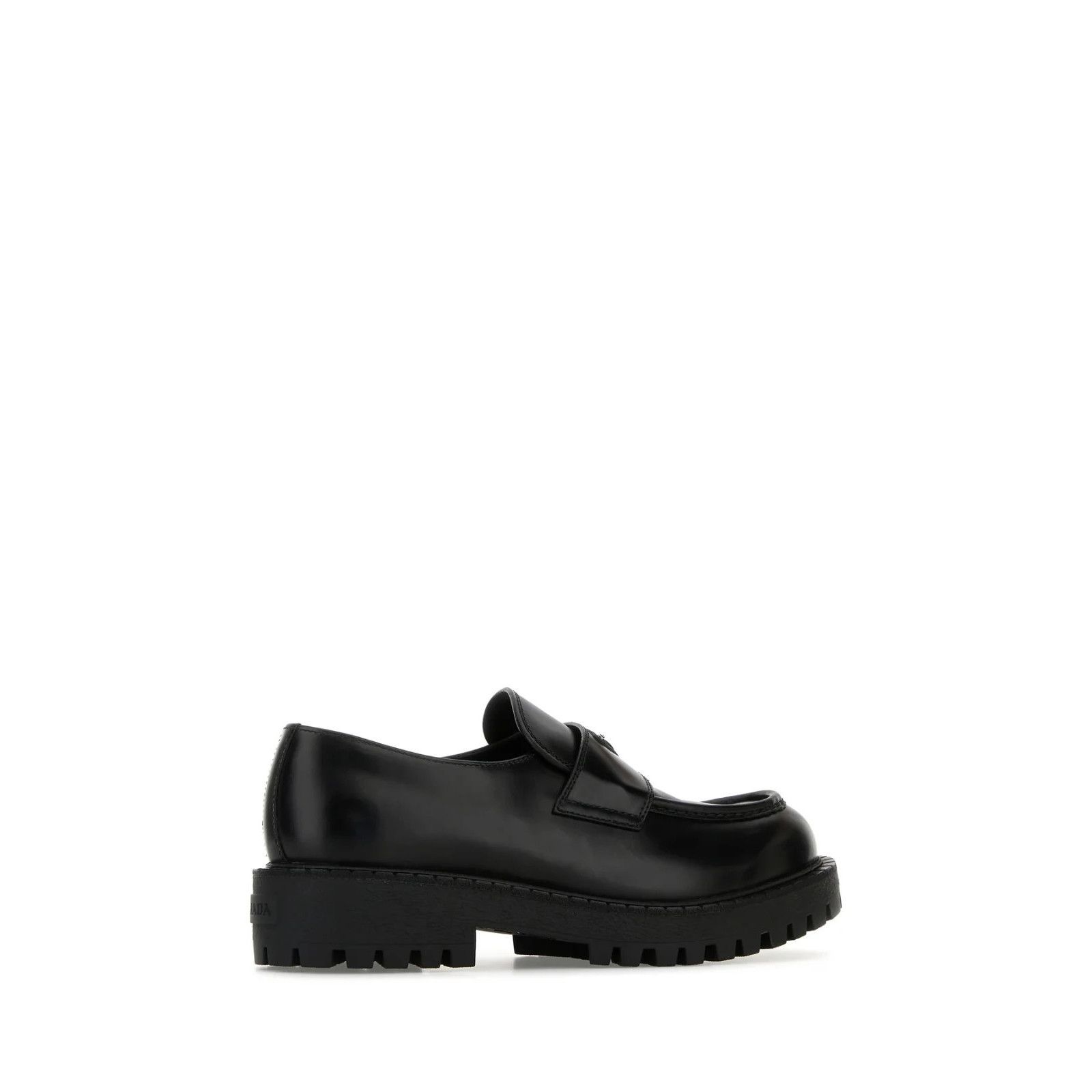 Prada PRADA Black Leather Loafers New And Authentic (Men's size:8; Size US 8 / EU 41 - 3 Thumbnail
