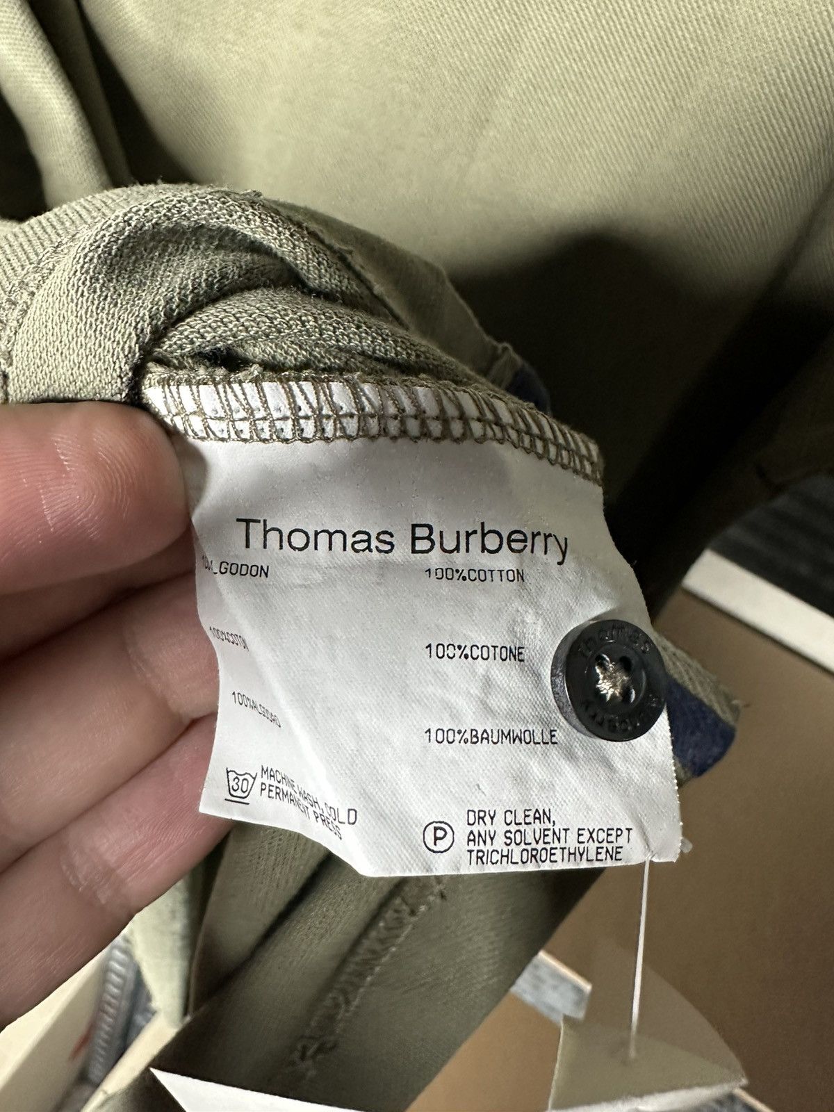 Burberry Thomas Burberry Polo Shirt Cotton Logo Size M Size US M / EU 48-50 / 2 - 8 Thumbnail