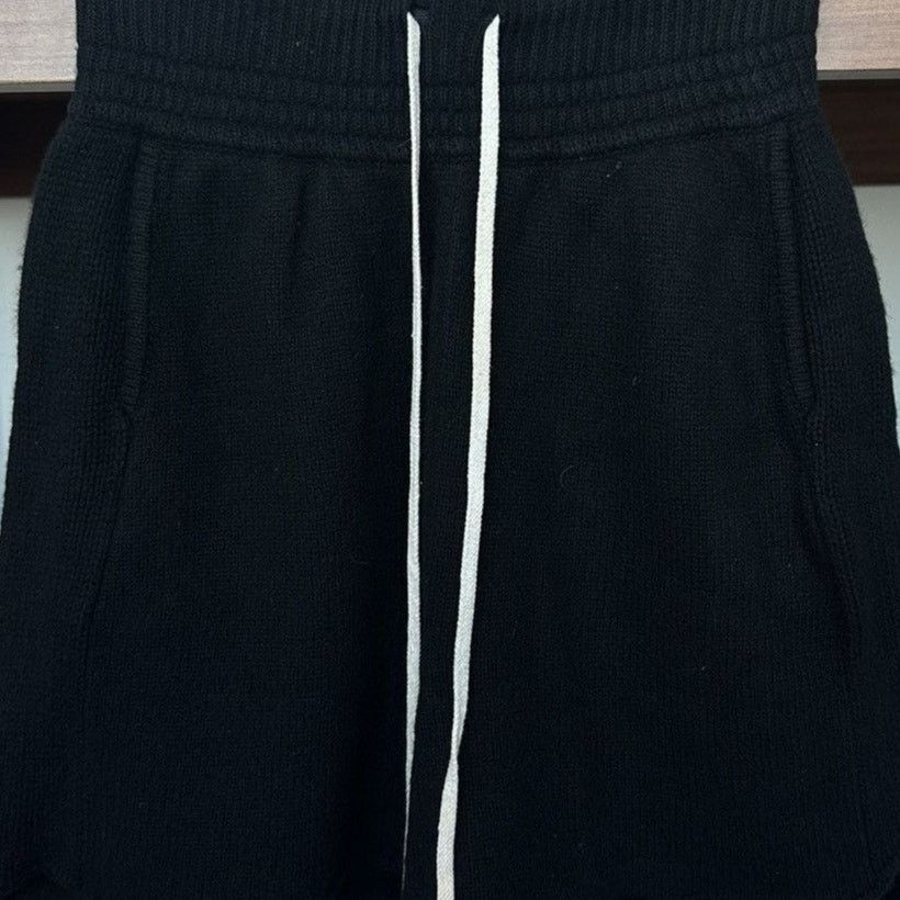 Les Tien Jet Black Cashmere Yacht Shorts size S Hand Knitted in Italy Size US 28 / EU 44 - 5 Thumbnail