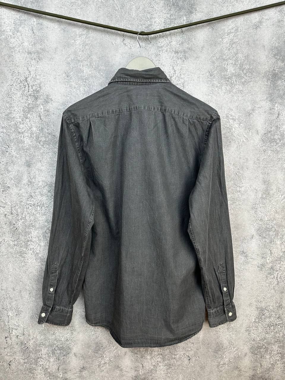 Reiss REISS Knight Dark Wash Denim Shirt Button Up Off-Duty Style Size US L / EU 52-54 / 3 - 2 Thumbnail
