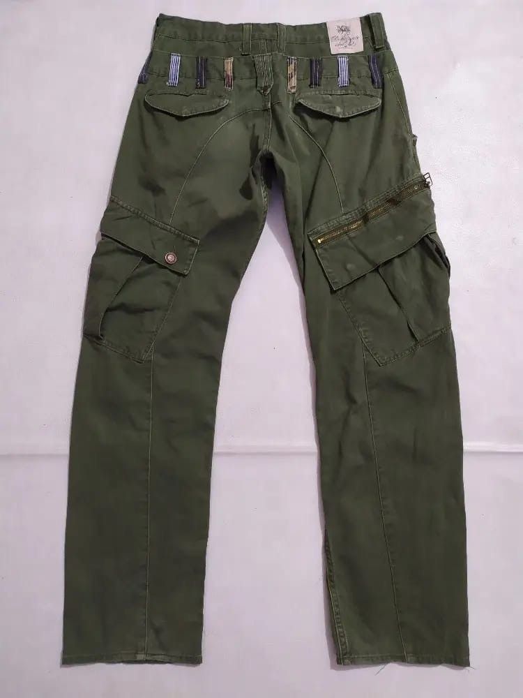 Japanese Brand Dominate Handcrafted Cargo Tactical Pants Double Waist Size US 29 - 10 Thumbnail
