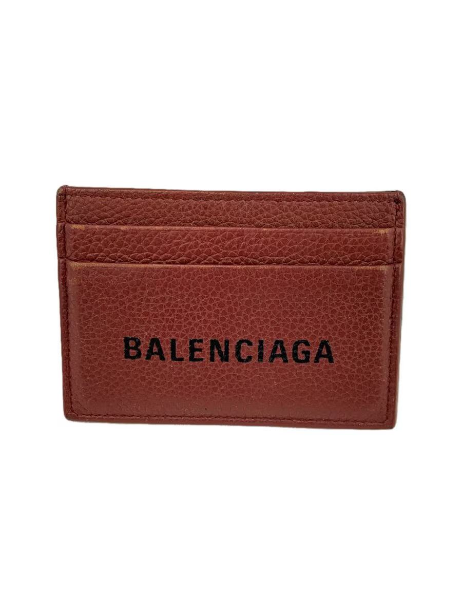 Balenciaga Balenciaga Card Case Bordeaux Size ONE SIZE - 1 Thumbnail