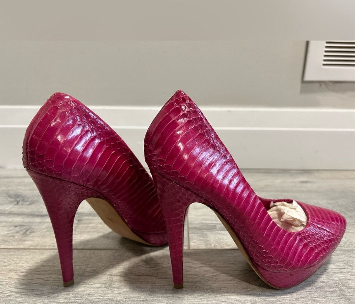 Other Alexia Magenta Platform High Heels Size US 8.5 / IT 38.5 - 3 Thumbnail
