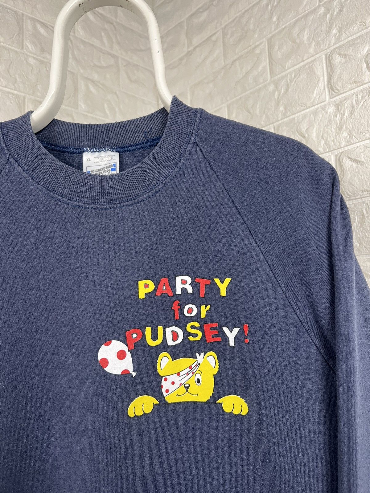 Cartoon Network × Vintage Vintage Party For Pudsey BBC Cartoon Crewneck 90s Size US XL / EU 56 / 4 - 3 Thumbnail