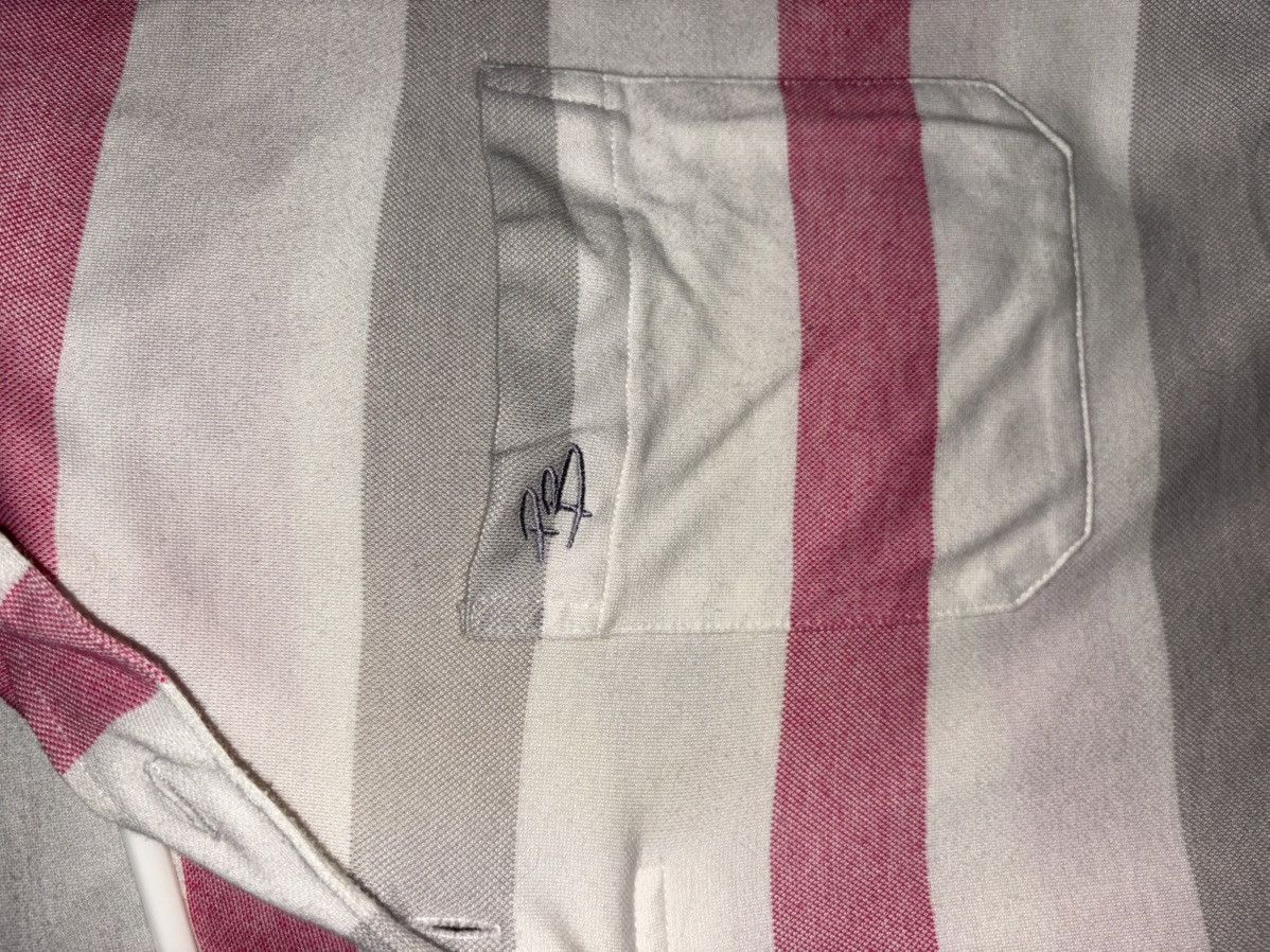 Pierre Balmain Pierre Balmain polo pink/white stripe Size L Size US L / EU 52-54 / 3 - 2 Thumbnail