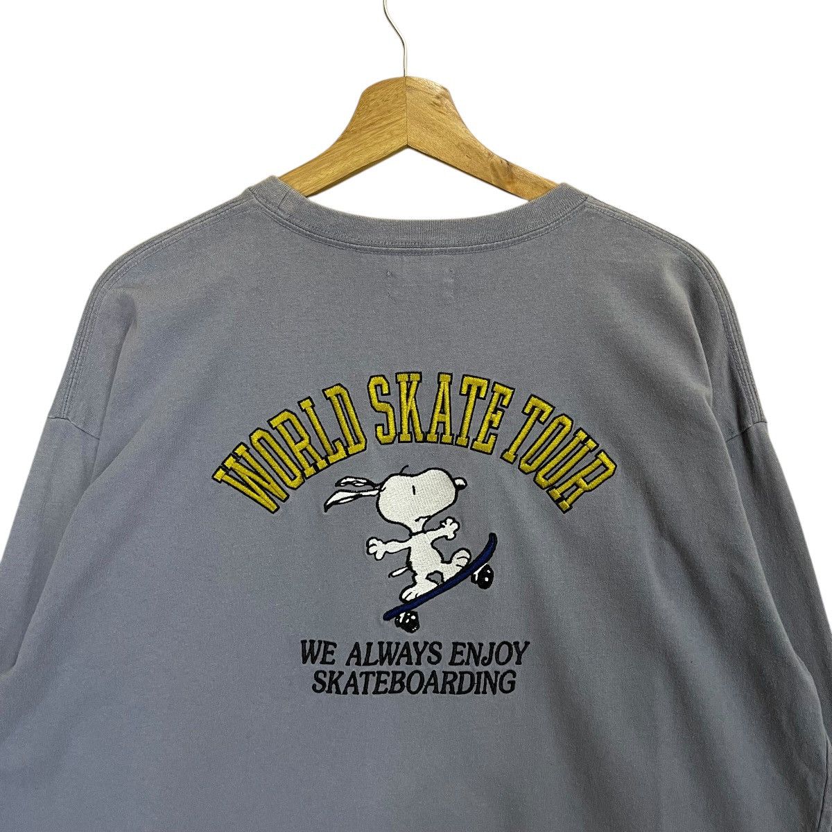 Peanuts Peanuts World Skate Tour Big Logo Longsleeve Shirts Size US L / EU 52-54 / 3 - 4 Thumbnail