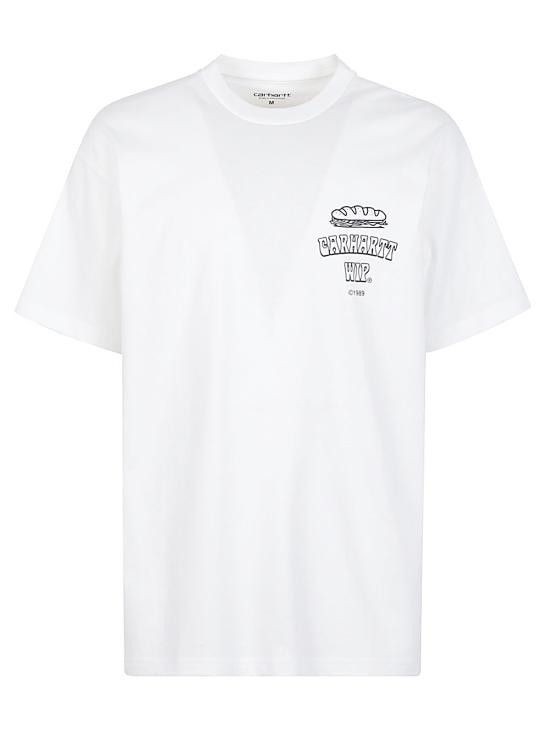 Carhartt Wip CARHARTT WIP Men T-Shirts I035230 02XX White Size US L / EU 52-54 / 3 - 1 Thumbnail