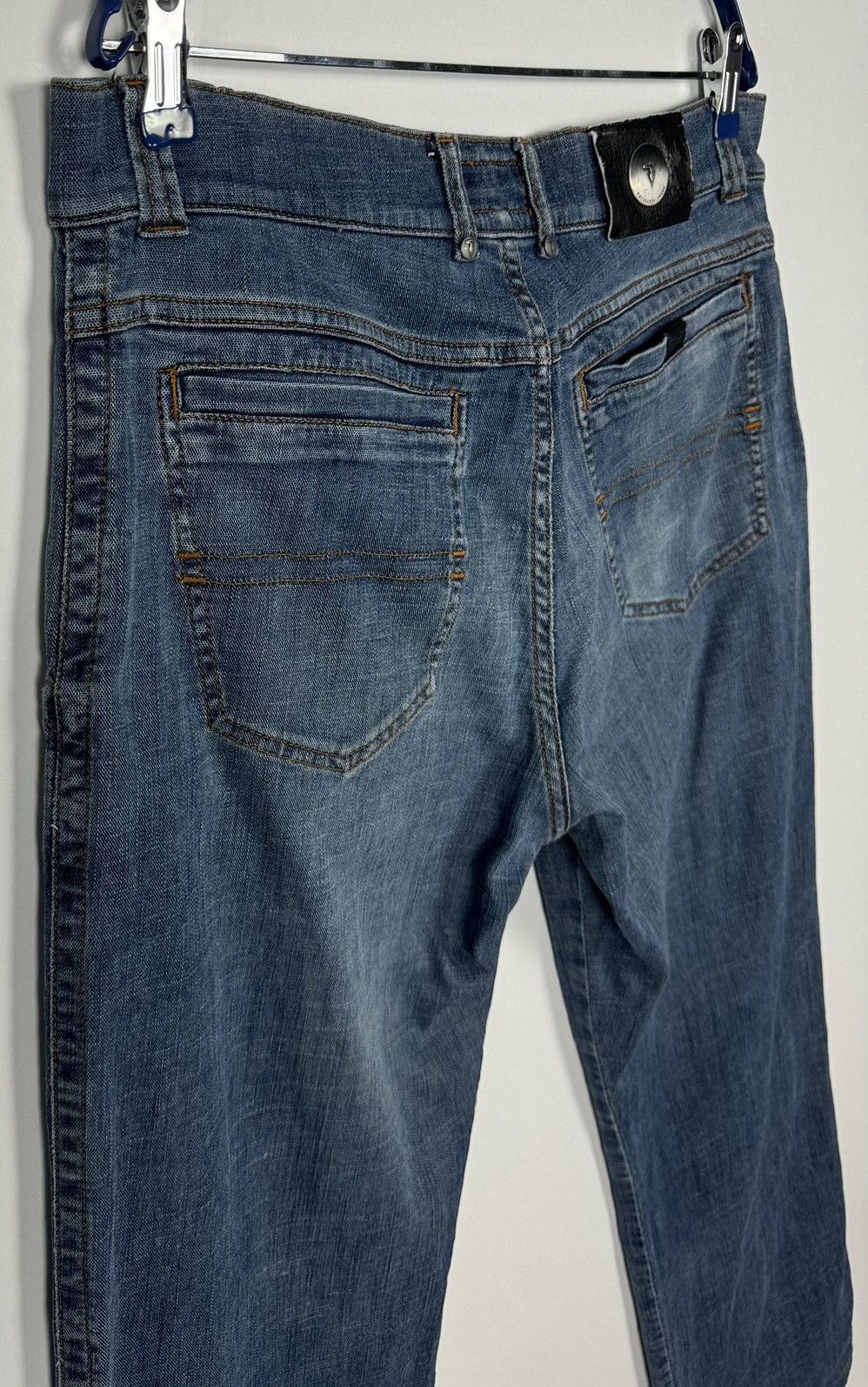 Designer Trussardi Denim Cotton Boot Pant Jeans Size US 34 / EU 50 - 14 Thumbnail
