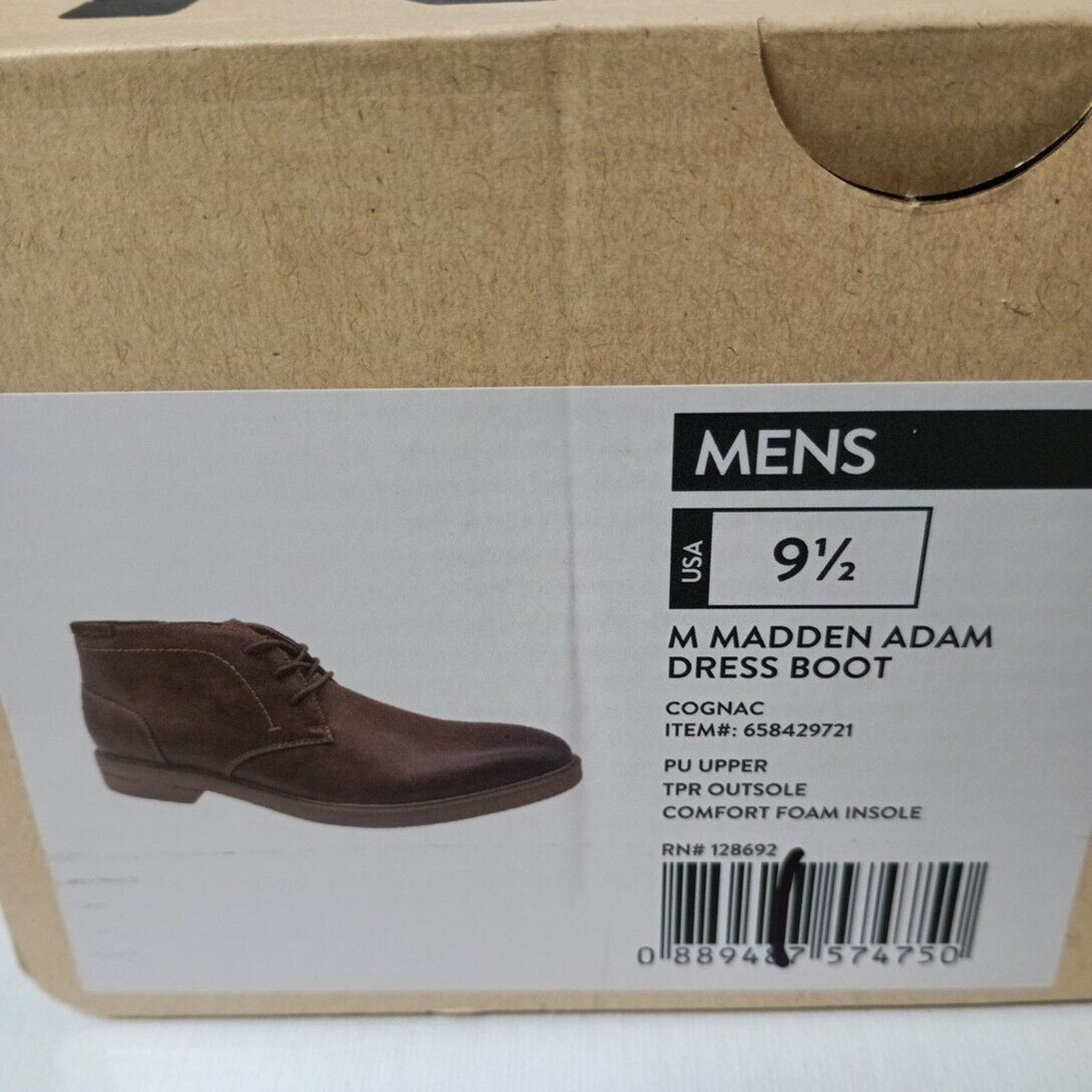 Other Madden NYC Men Adam Chukka Dress Boots Leather Brown Sz 9.5 Size US 9.5 / EU 42-43 - 9 Thumbnail