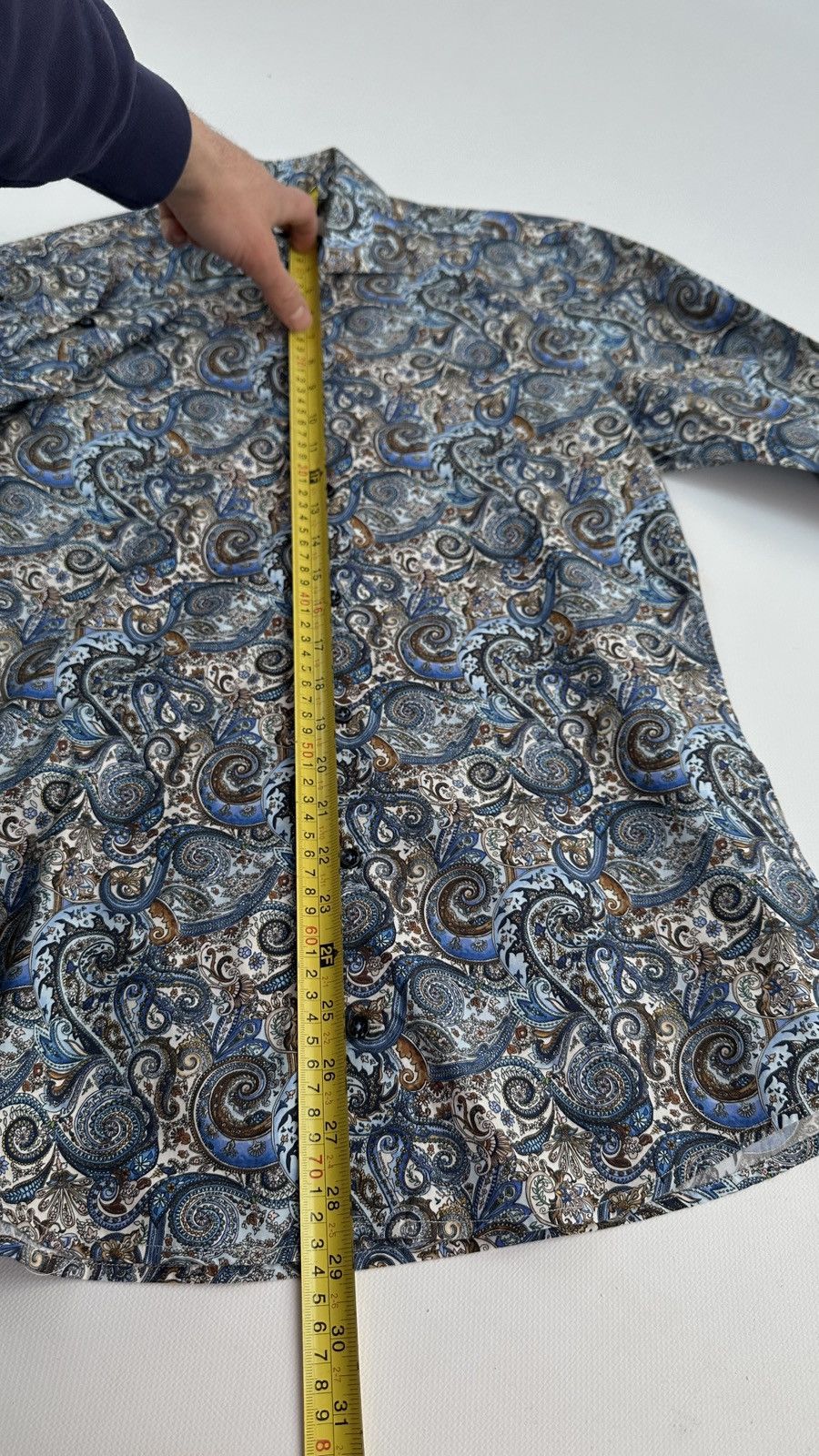 Strenstroms Stenstroms Paisley Dress Button Up Shir Size 38S - 11 Thumbnail