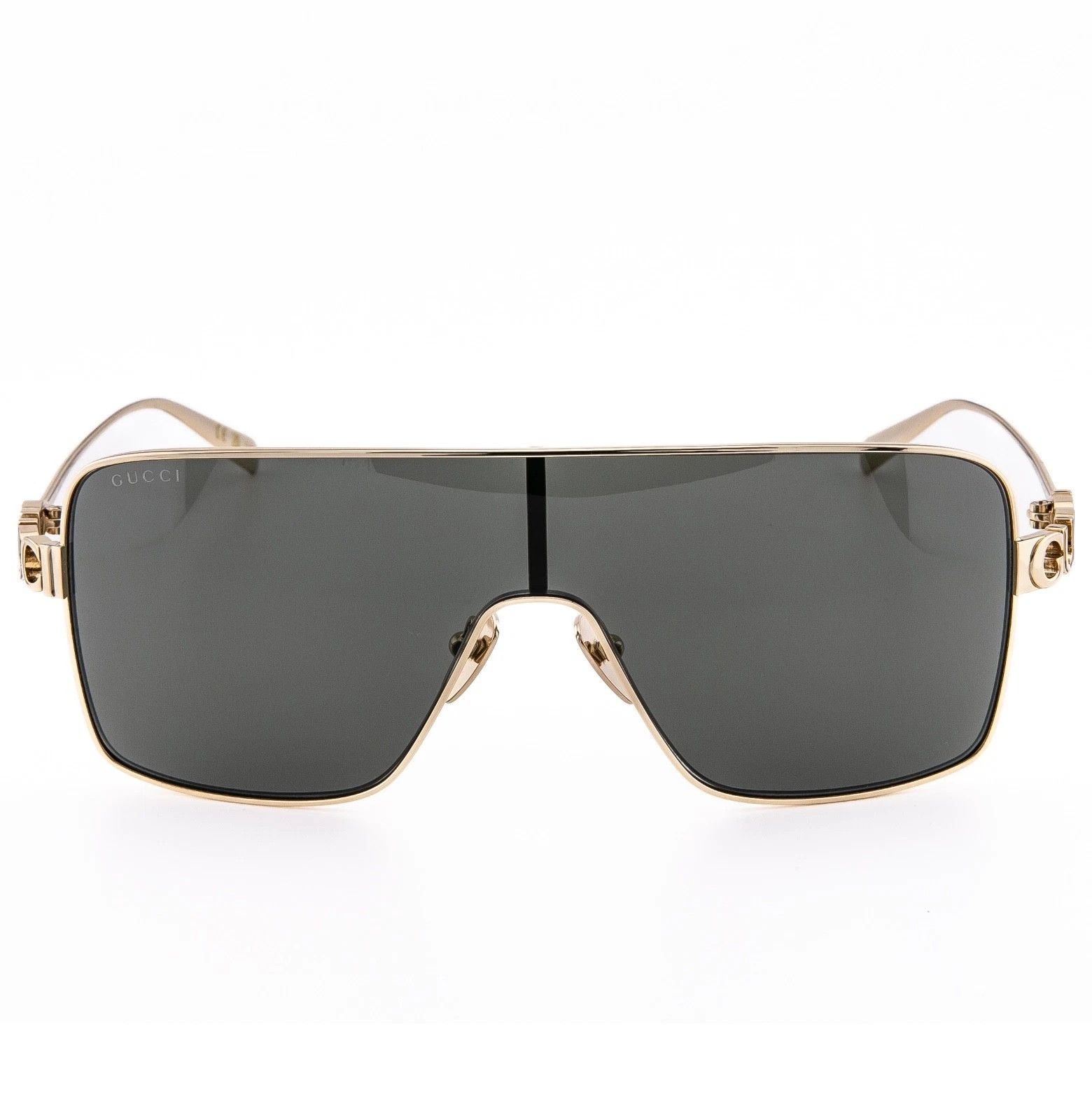 Gucci GUCCI 1936 Gg1936S Gold Black Logo Wrap Sunglasses 001 Size ONE SIZE - 8 Thumbnail