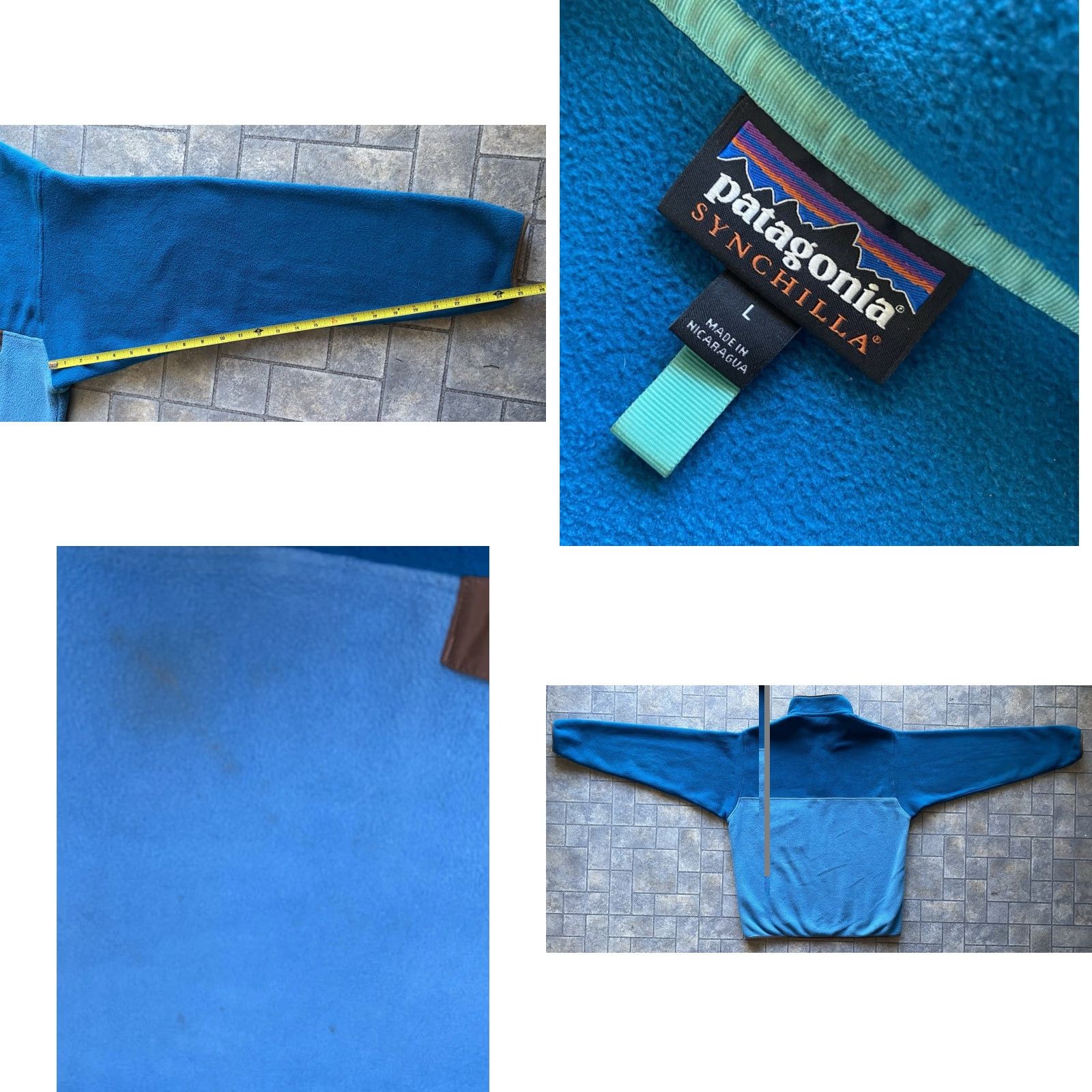 Patagonia Patagonia Synchilla Snap Fleece Sweatshirt L Men’s Blue Flaws Wear Jacket Regular Polyester Snap Closure Sweatshirt Mens Blue Flaws Wear Size US L / EU 52-54 / 3 - 9 Thumbnail