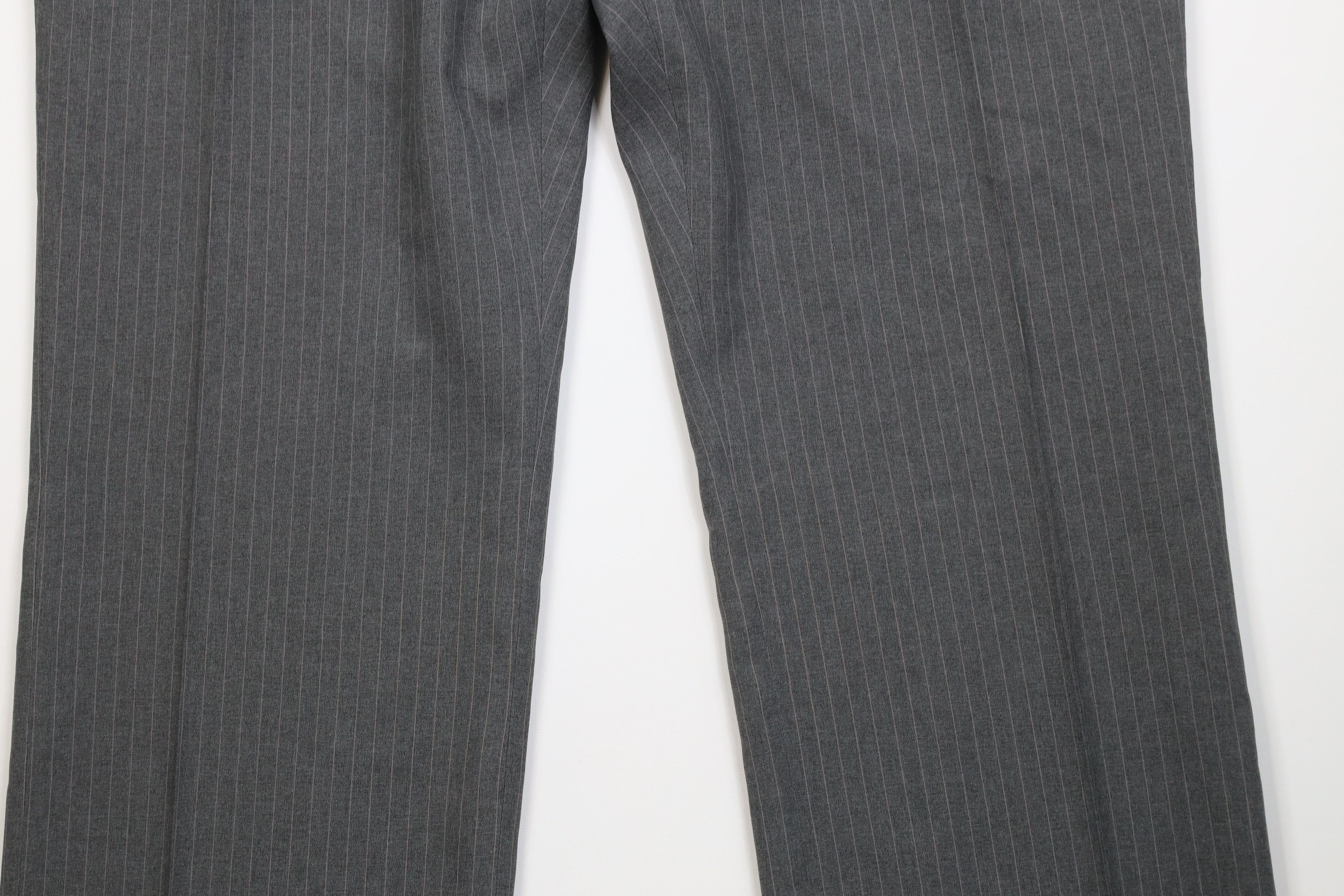 Vintage Vintage 70s Streetwear Knit Striped Wide Leg Chino Pants USA Size US 42 / EU 58 - 4 Thumbnail