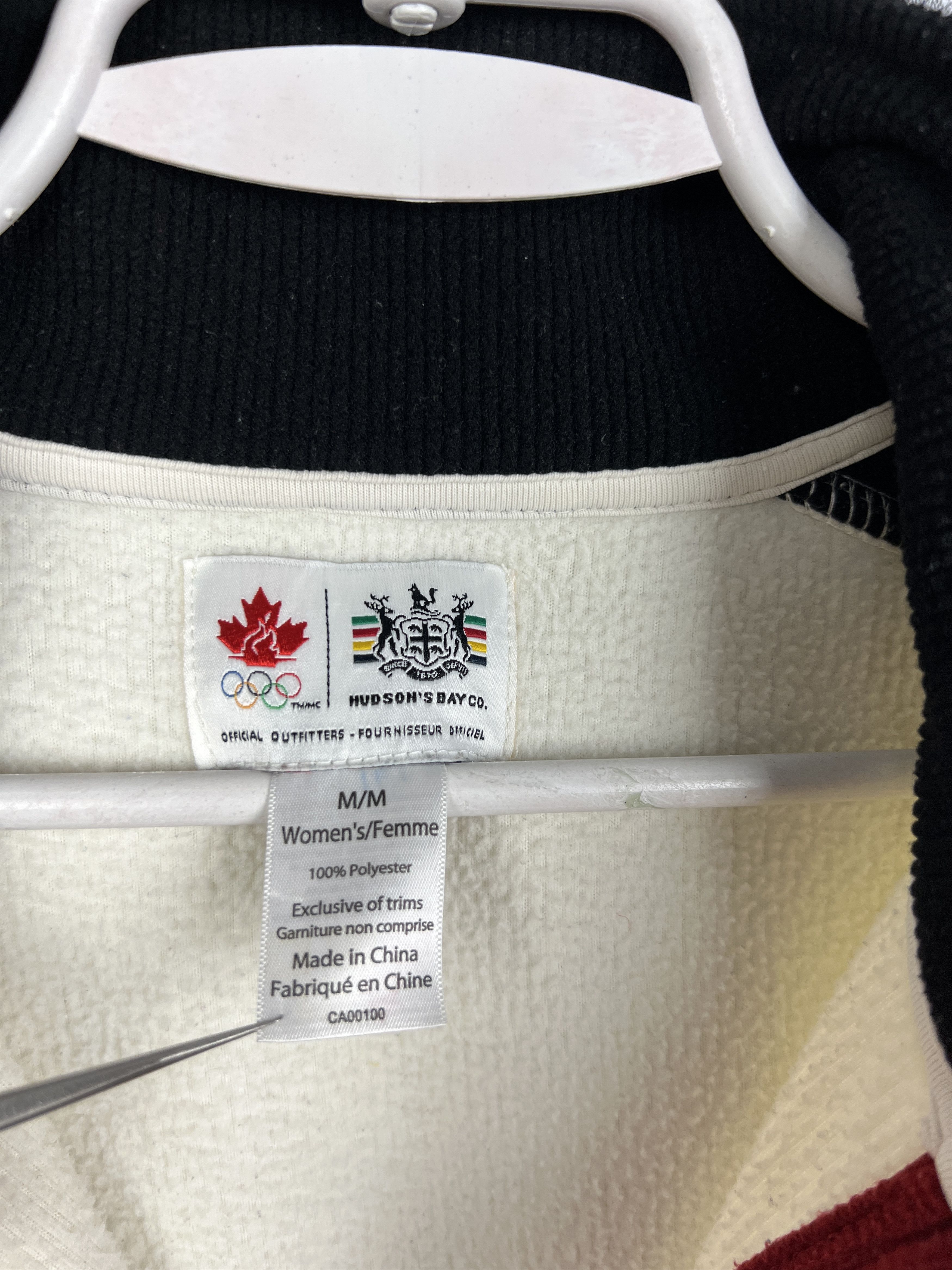 Vintage Vancouver Olympics 1/4 Zip Jacket Canada National Team Size M / US 6-8 / IT 42-44 - 7 Thumbnail