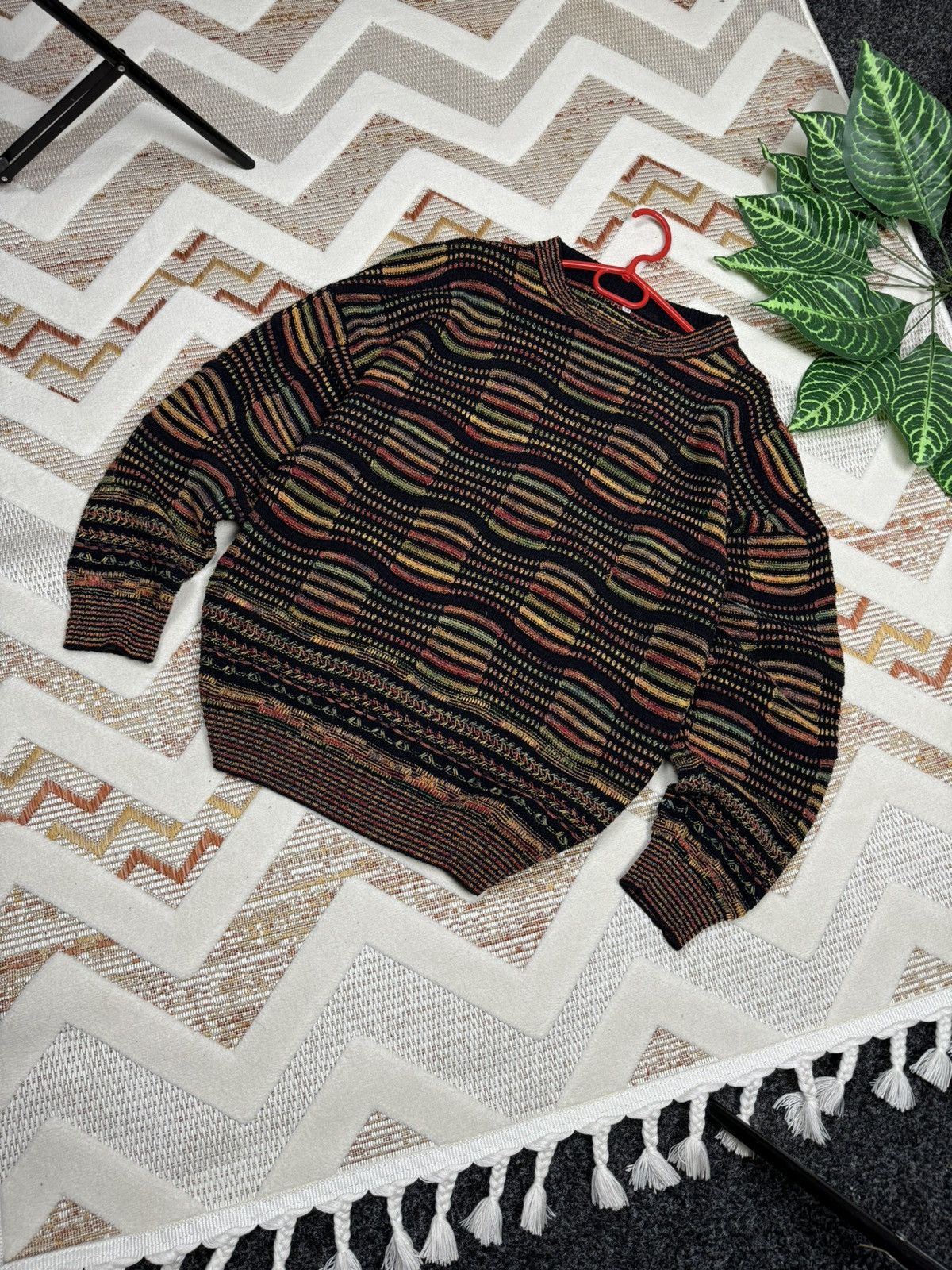 Coogi Sweater Y2K Style Coggi Multicolour Rare Vintage Size US L / EU 52-54 / 3 - 16 Thumbnail