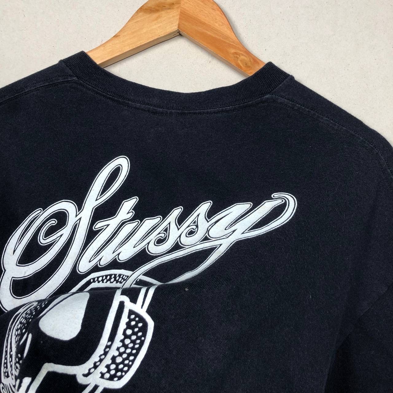 Stussy Vintage 90s Stussy Skull Design Tshirt Size US XL / EU 56 / 4 - 5 Thumbnail