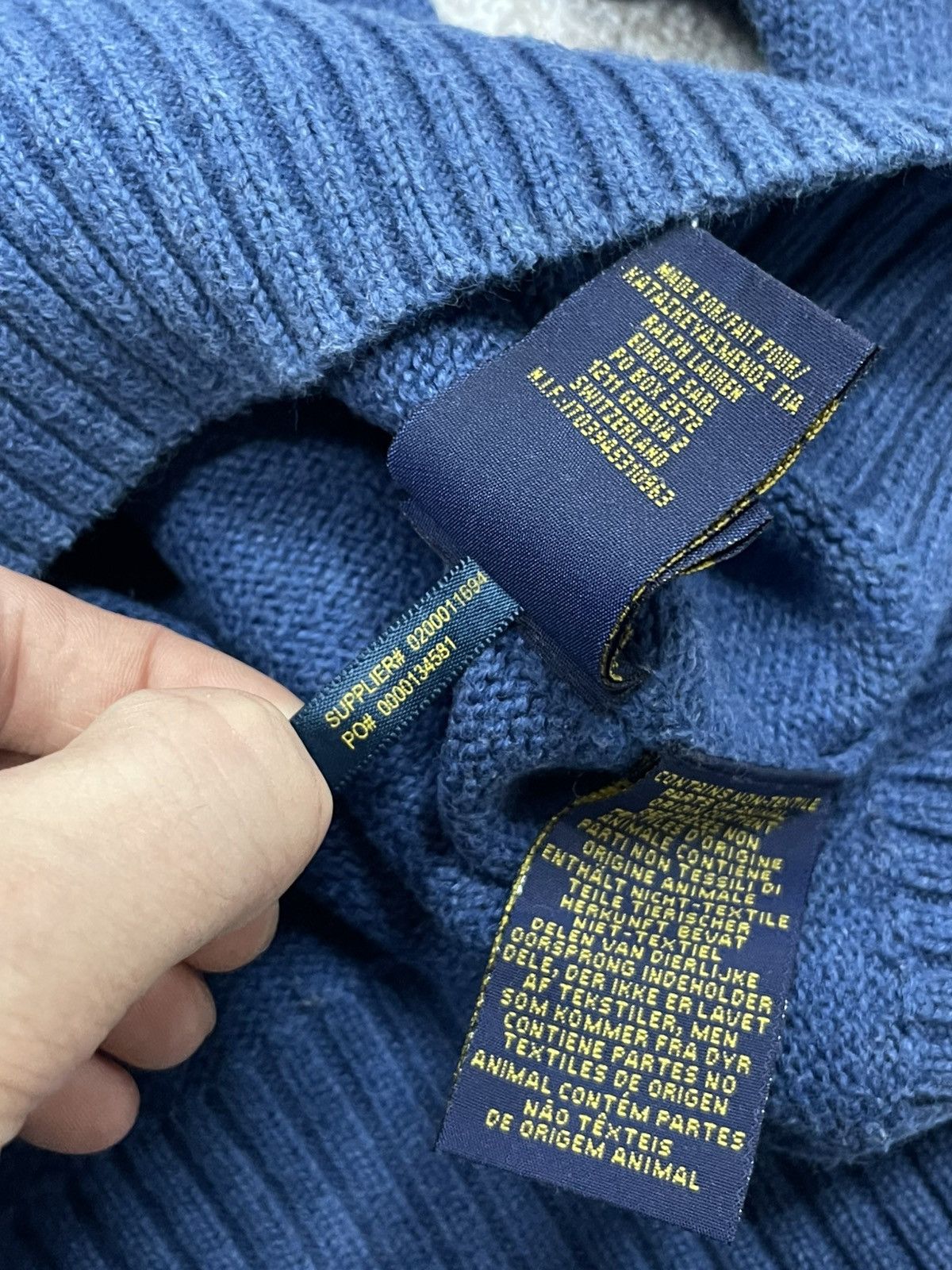 Polo Ralph Lauren Polo Ralph Lauren Heavy Cotton Knit Sweater Size US XL / EU 56 / 4 - 6 Thumbnail