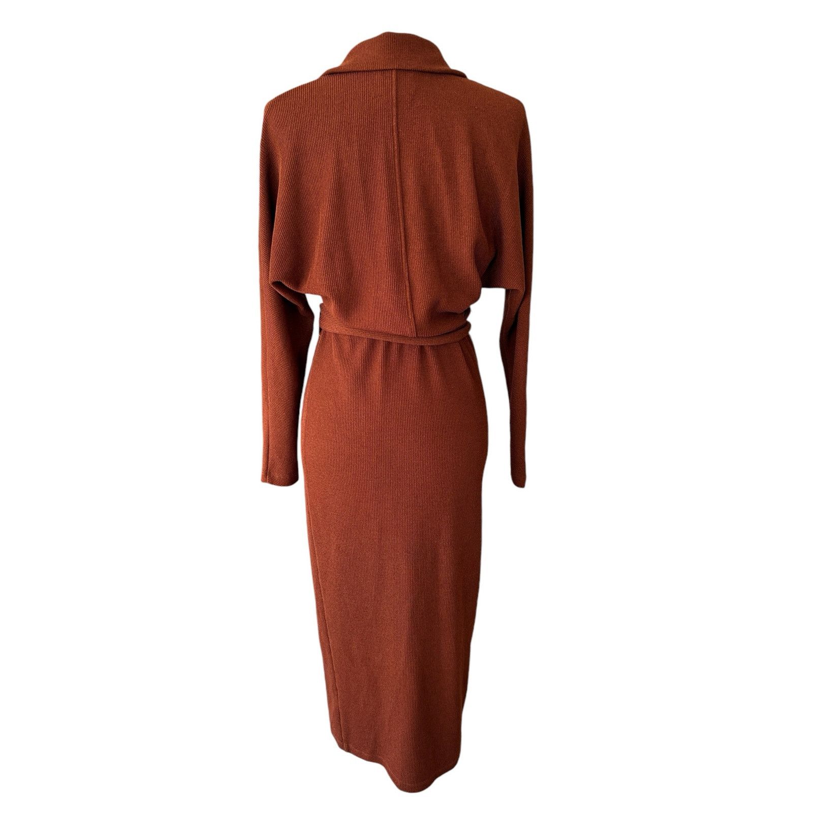 Saylor Saylor Nathalie Sweater Dress Womens Small Sienna Brown Knit Size S / US 4 / IT 40 - 3 Thumbnail