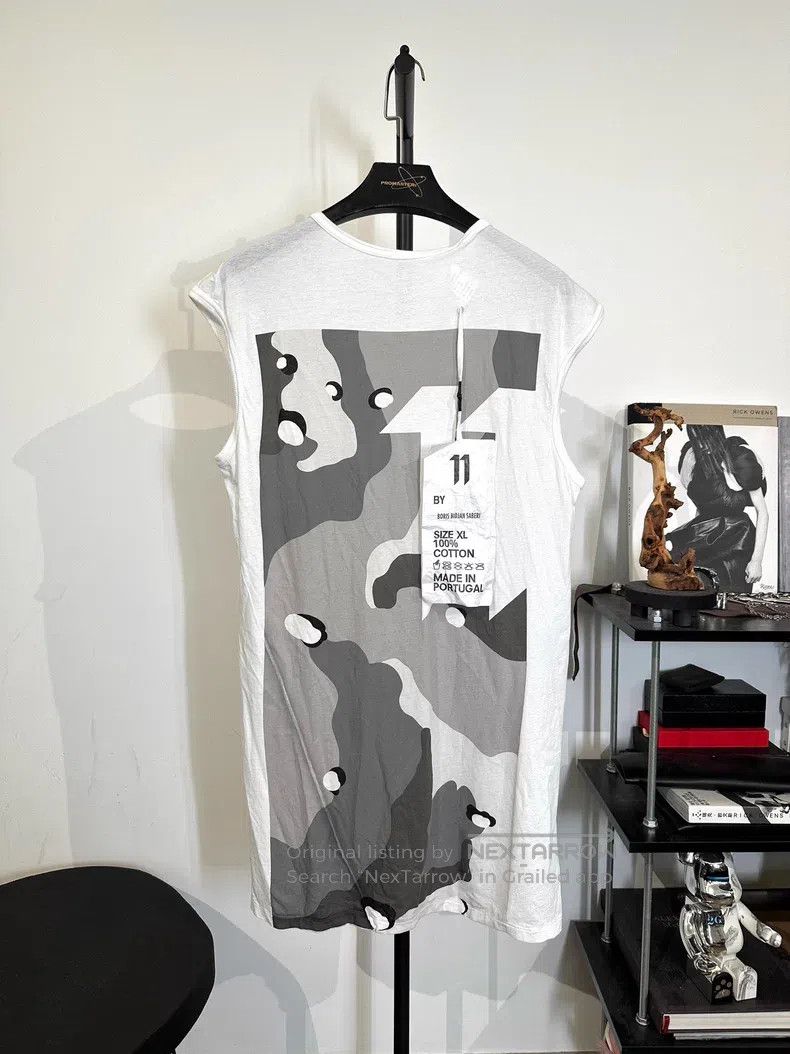 Boris Bidjan Saberi Boris Bidjan Saberi camouflage sleeveless undershirt| Size US XL / EU 56 / 4 - 1 Thumbnail