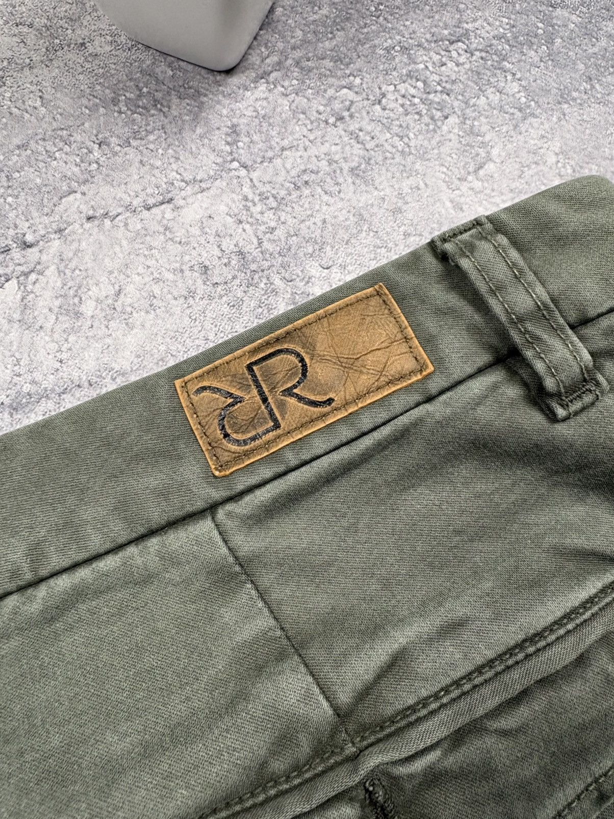 Vintage RAFFAELLO ROSSI Vintage Navy Green Hype Casual Pants Rare Size 32" / US 10 / IT 46 - 14 Thumbnail