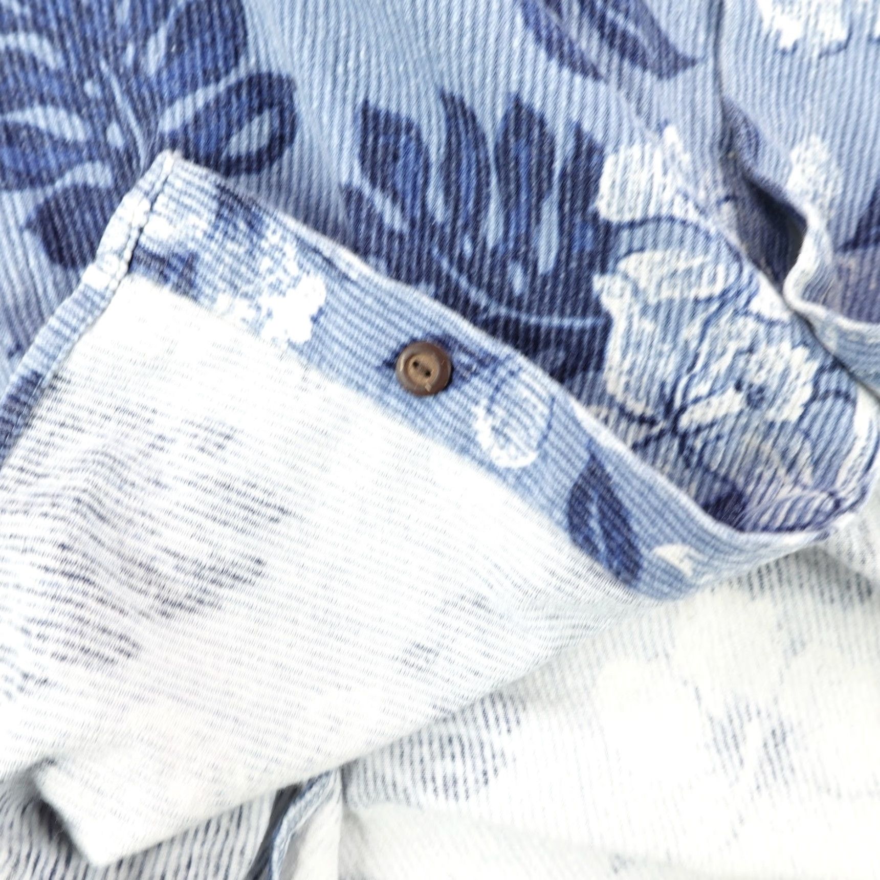 Billabong VINTAGE Billabong Men's Shirt Large Blue Floral Hawaiian Button-Up 90s Beach Surf Cotton Size US L / EU 52-54 / 3 - 6 Thumbnail