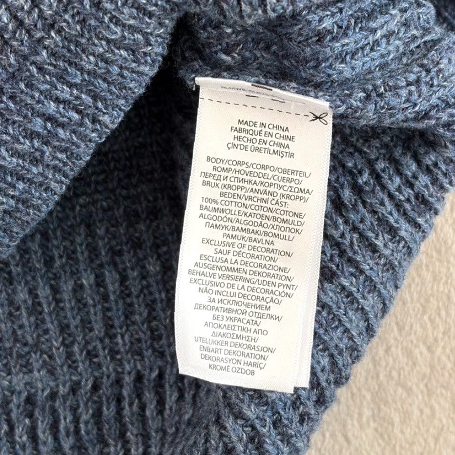 Polo Ralph Lauren Polo Ralph Lauren Sweater Crew Neck Fisherman Knit Marl Blue Men M Regular Size US M / EU 48-50 / 2 - 6 Thumbnail