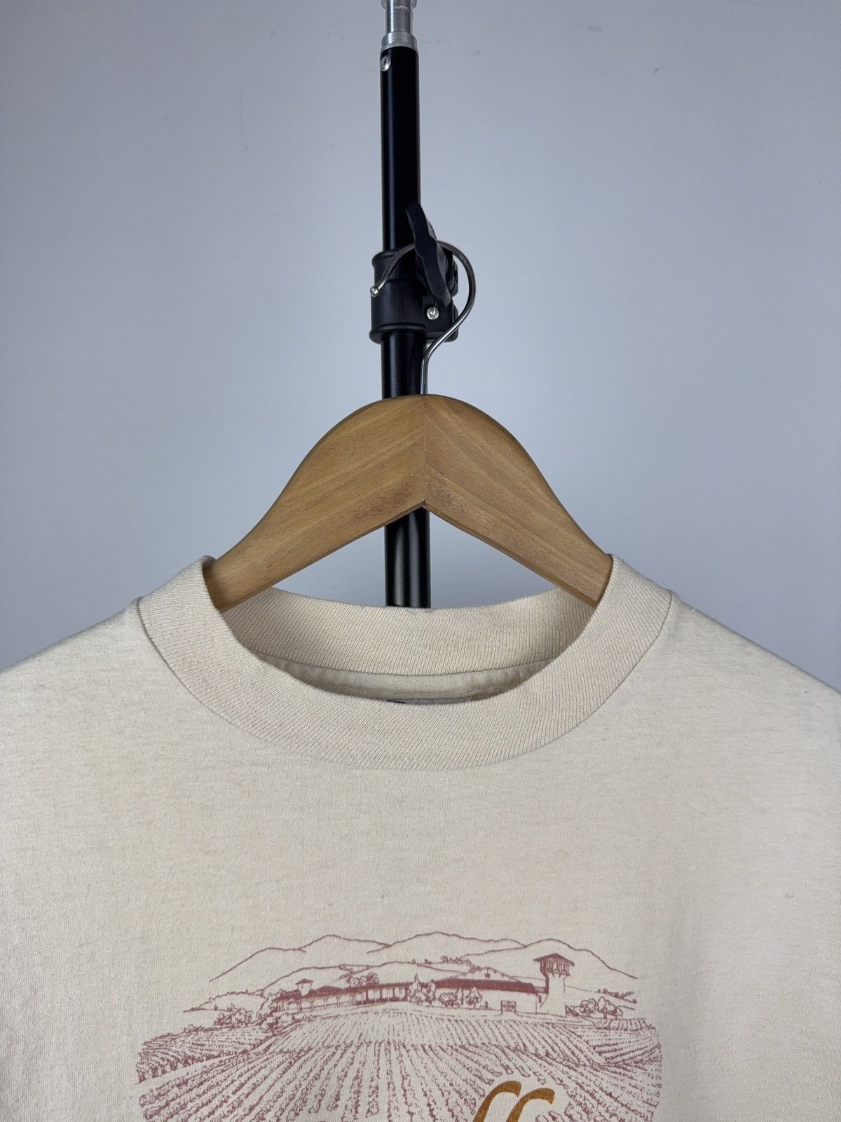 Vintage 80s Vintage Hanes Beefy-T Estrella Winery USA Made Tee Size US S / EU 44-46 / 1 - 6 Thumbnail