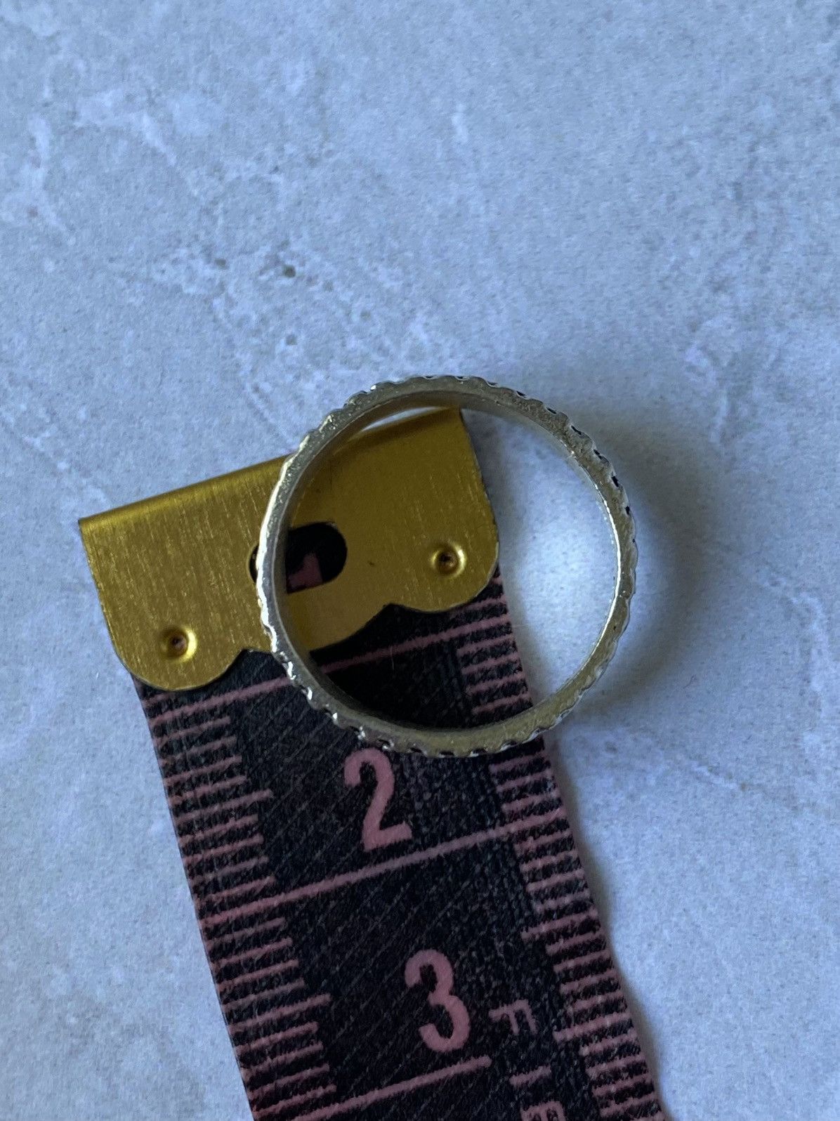Japanese Brand Textured Granule Ring, Size 10 Size ONE SIZE - 7 Thumbnail