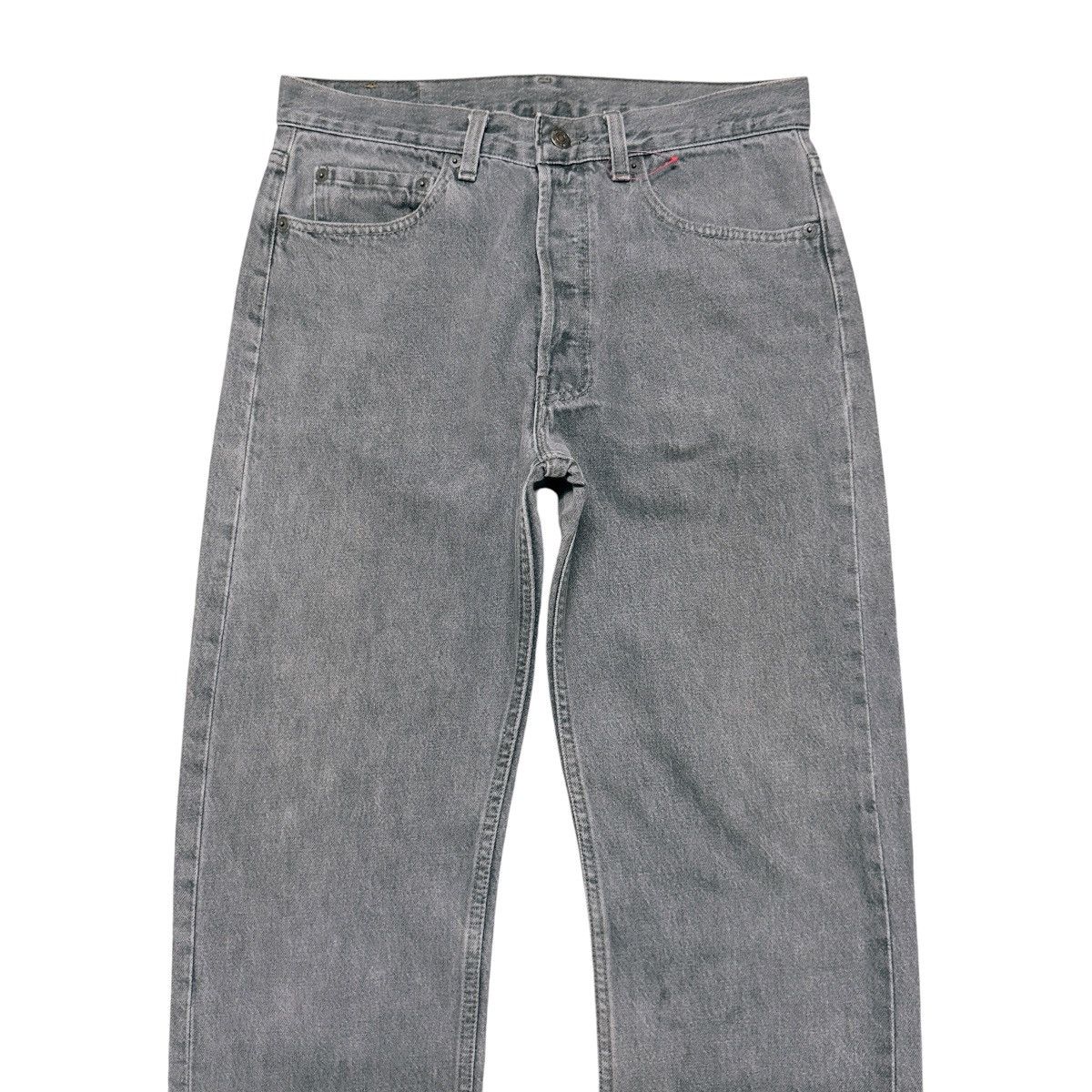 Levi's Vintage 90s Levis 501 Grey Charcoal Jeans Helmut Lang Size US 32 / EU 48 - 3 Thumbnail