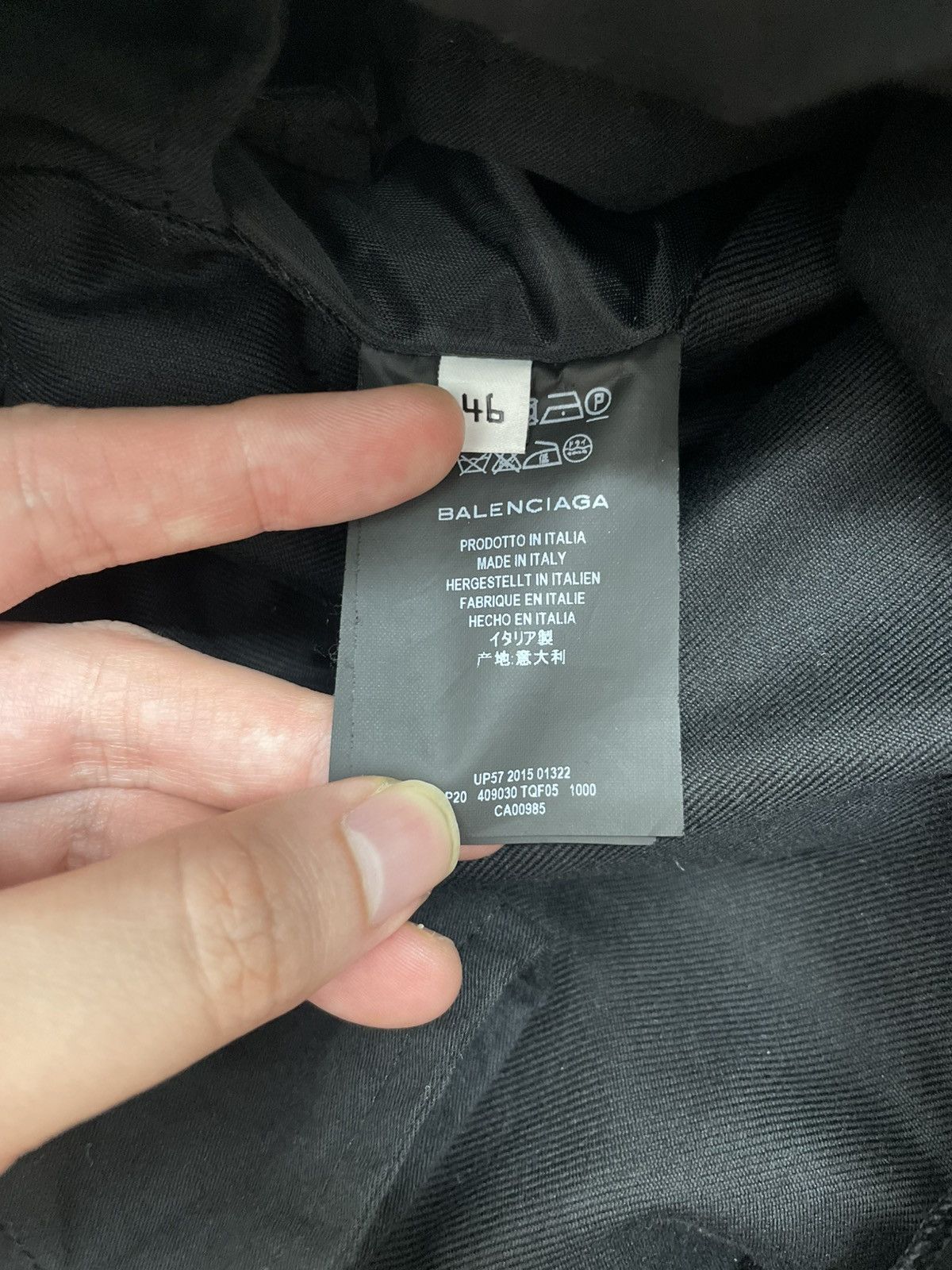 Balenciaga SS16 Tapered Leather-Satin Cargo Pants Size US 33 - 9 Thumbnail