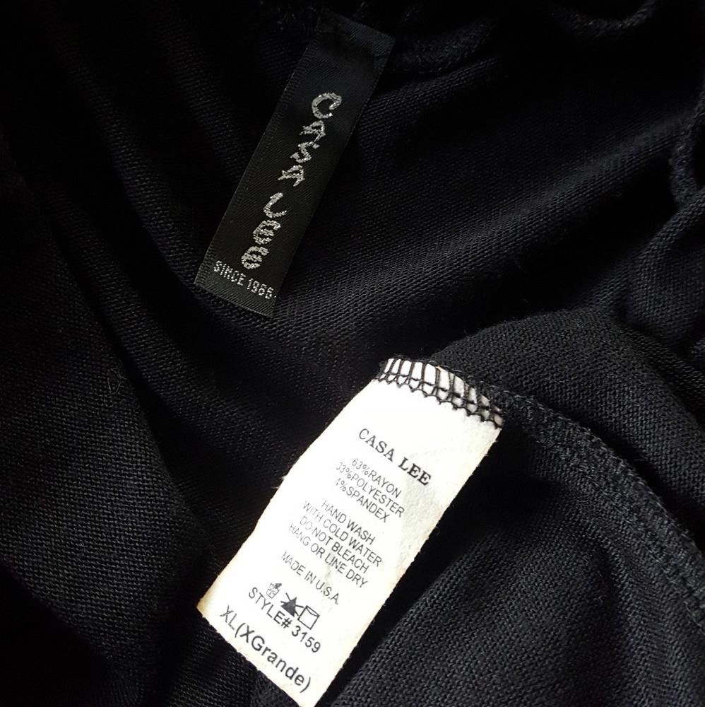 Designer Black Hooded Casa Long Sleeve Mini Size XL / US 12-14 / IT 48-50 - 3 Thumbnail
