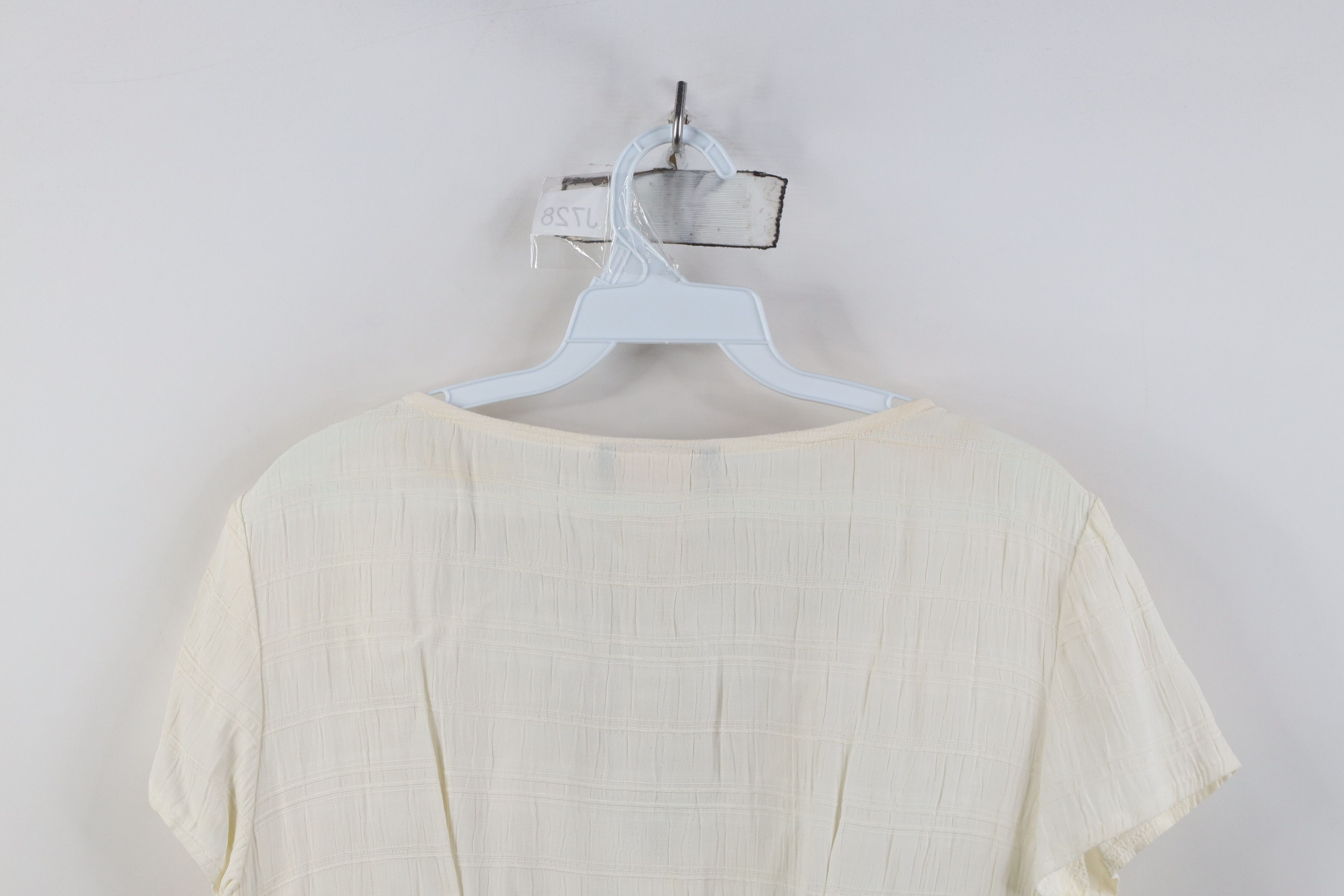 Vintage Vintage 90s Babydoll Cropped Flower Bella Fairy Button Shirt Size M / US 6-8 / IT 42-44 - 12 Thumbnail